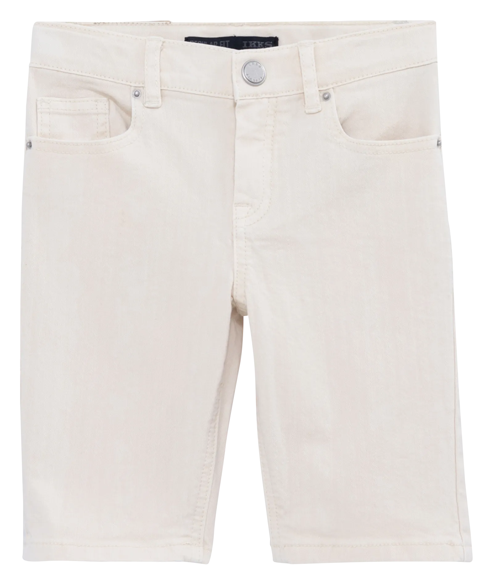 Bermuda en coton mélangé Blanc