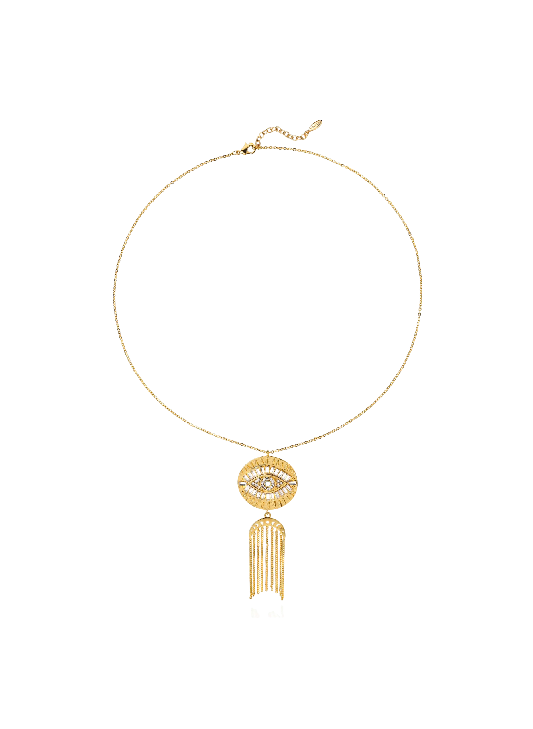 Collier chaîne avec pendentif central Doré MYTHE