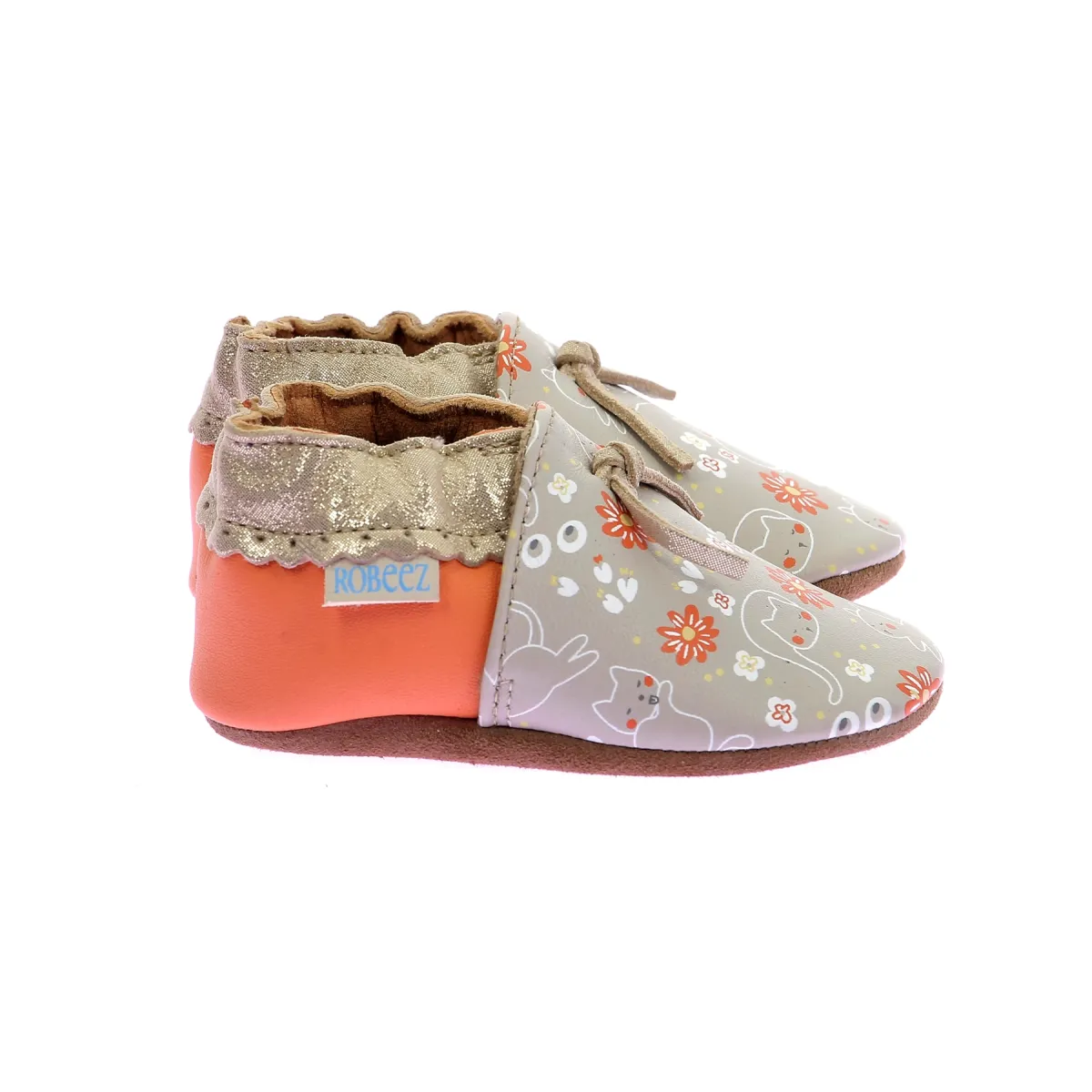 Chaussons cuir Gris VALLEY NAP