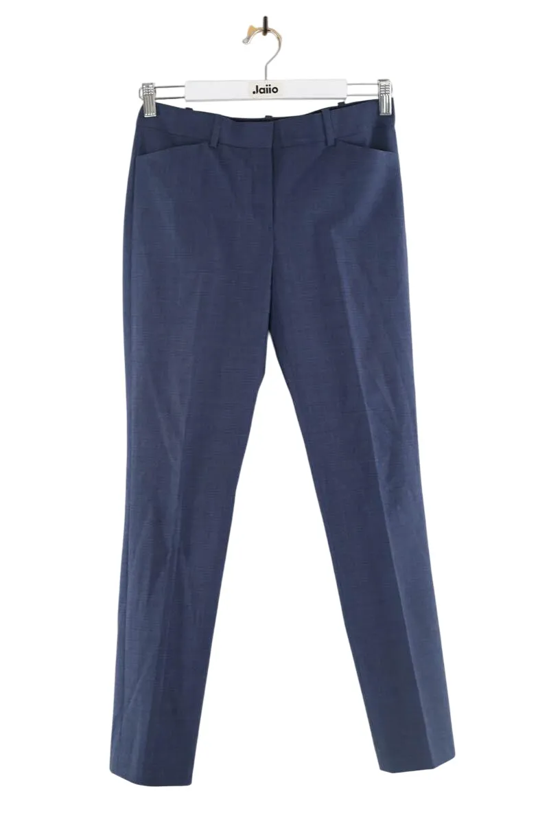 Pantalon slim en laine Bleu