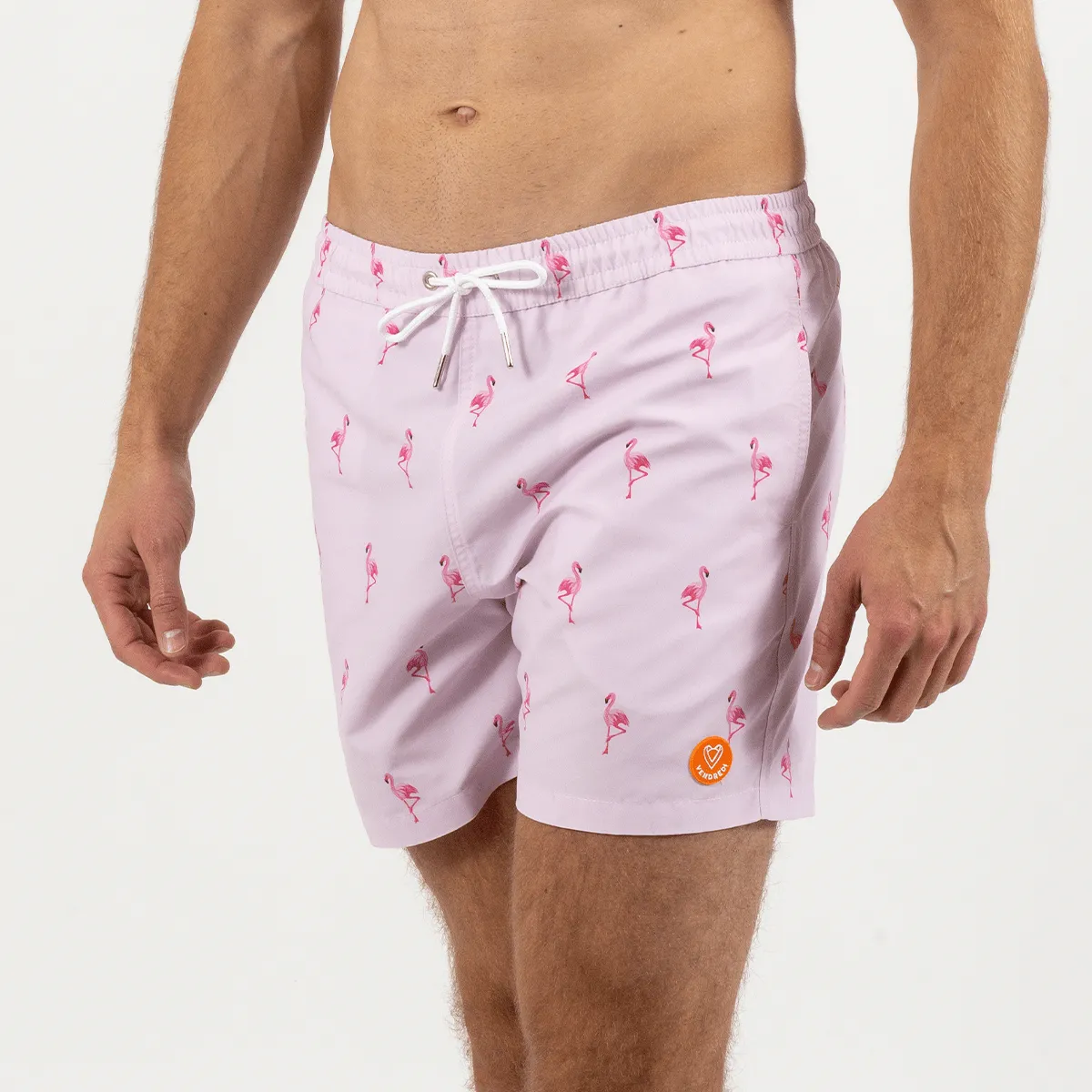 Short de bain en fibres recyclées le perche Rose LE PERCHE