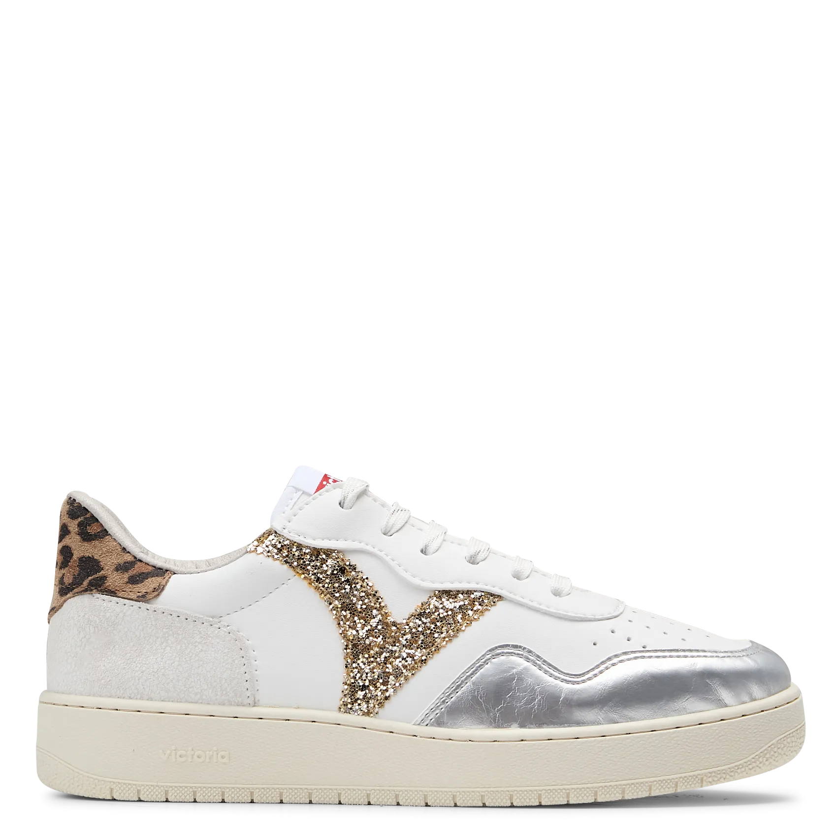 Baskets basses Argent MADRID