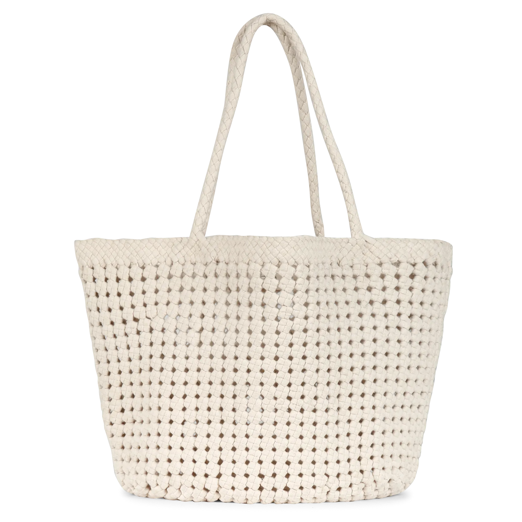 Sac à main en coton Blanc LISBETH