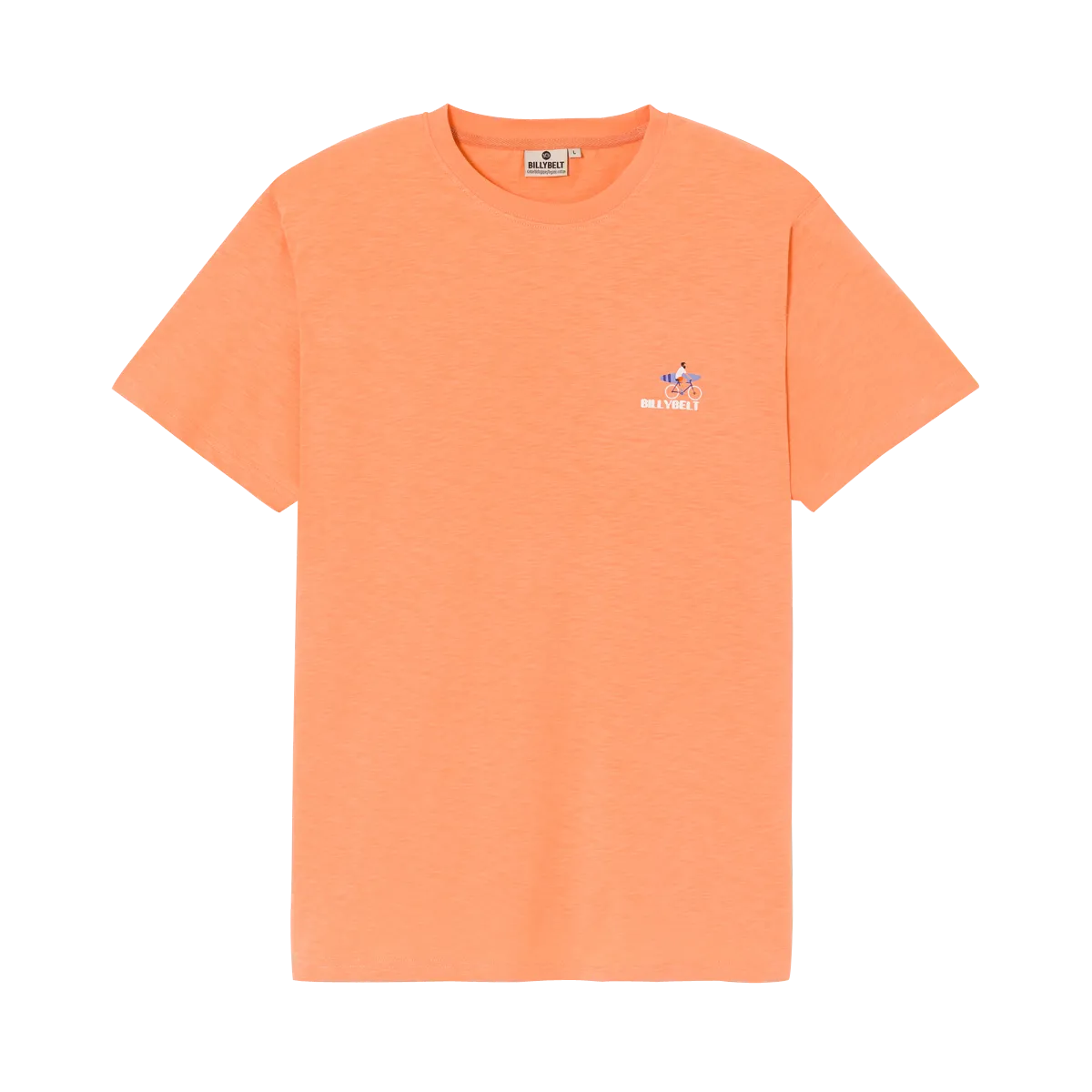 T-shirt vintage en coton biologique Orange