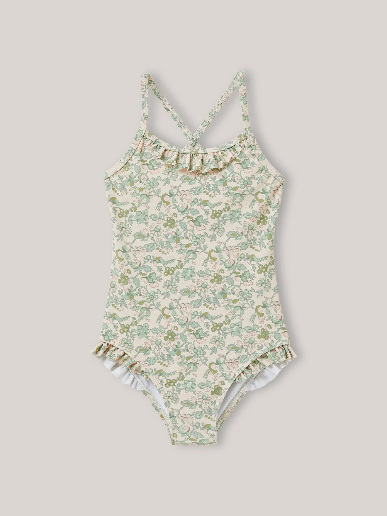 Maillot de bain 1 pièce - imprimé mireille Vert