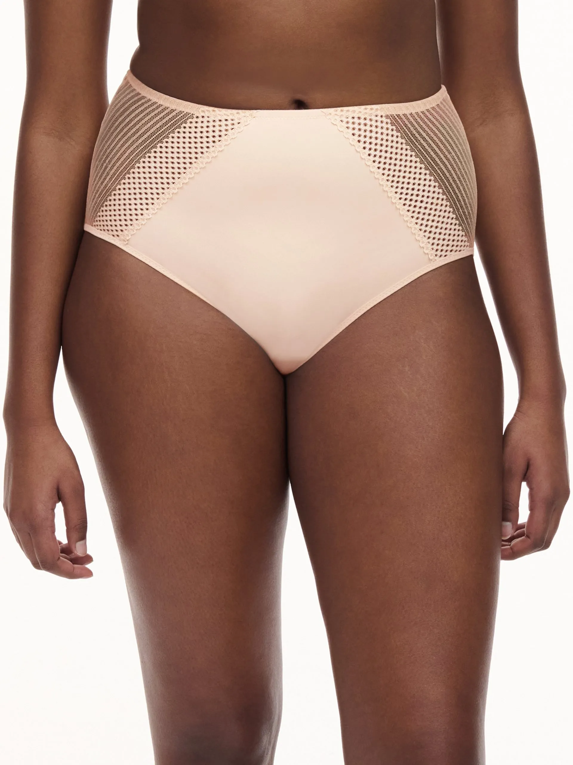 Culotte taille haute en dentelle Beige PLAY