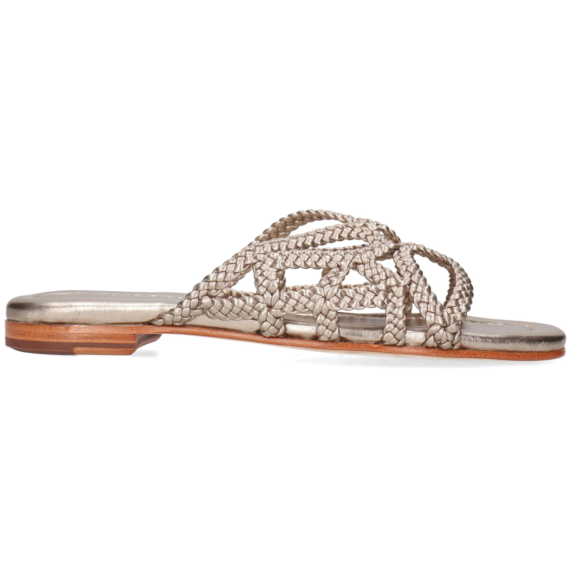 Mules à talon plat Jaune ELODIE 64