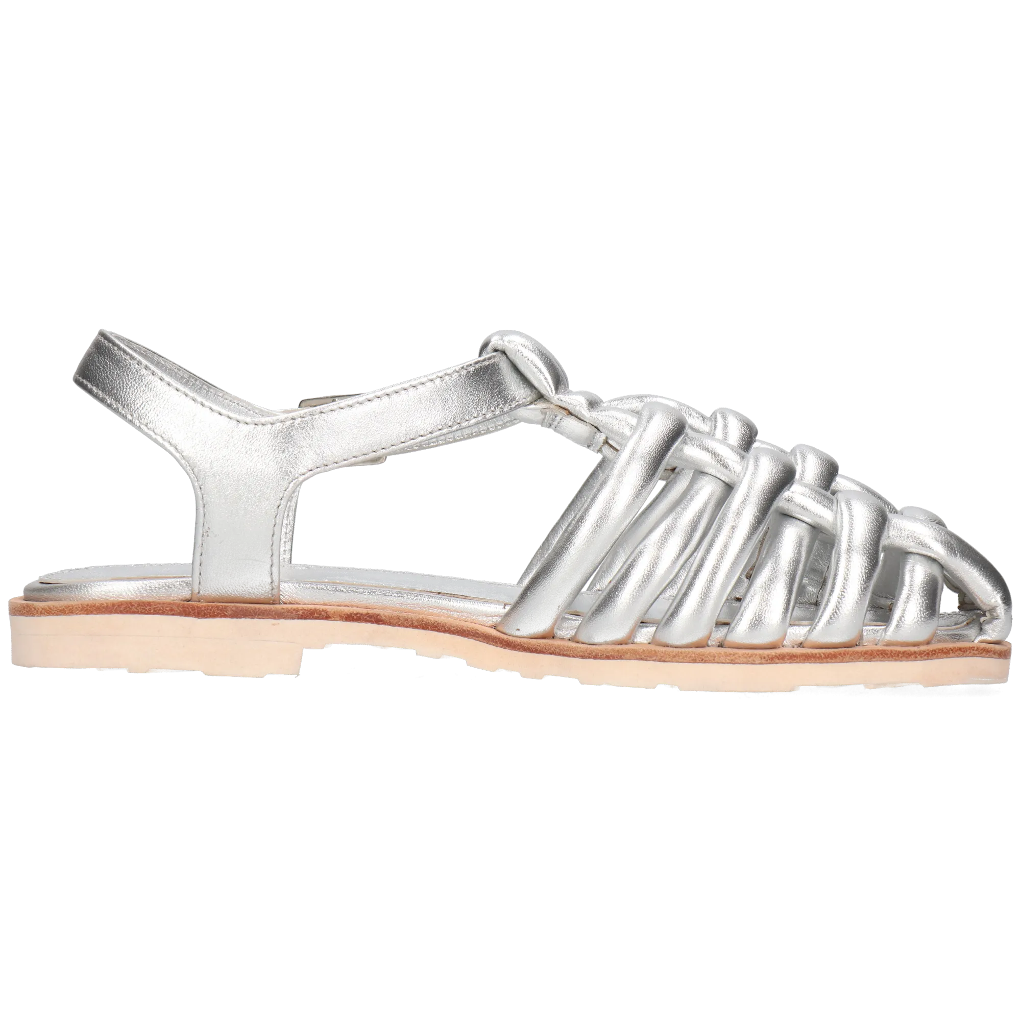 Sandales à talon plat Argent KEYLA 2