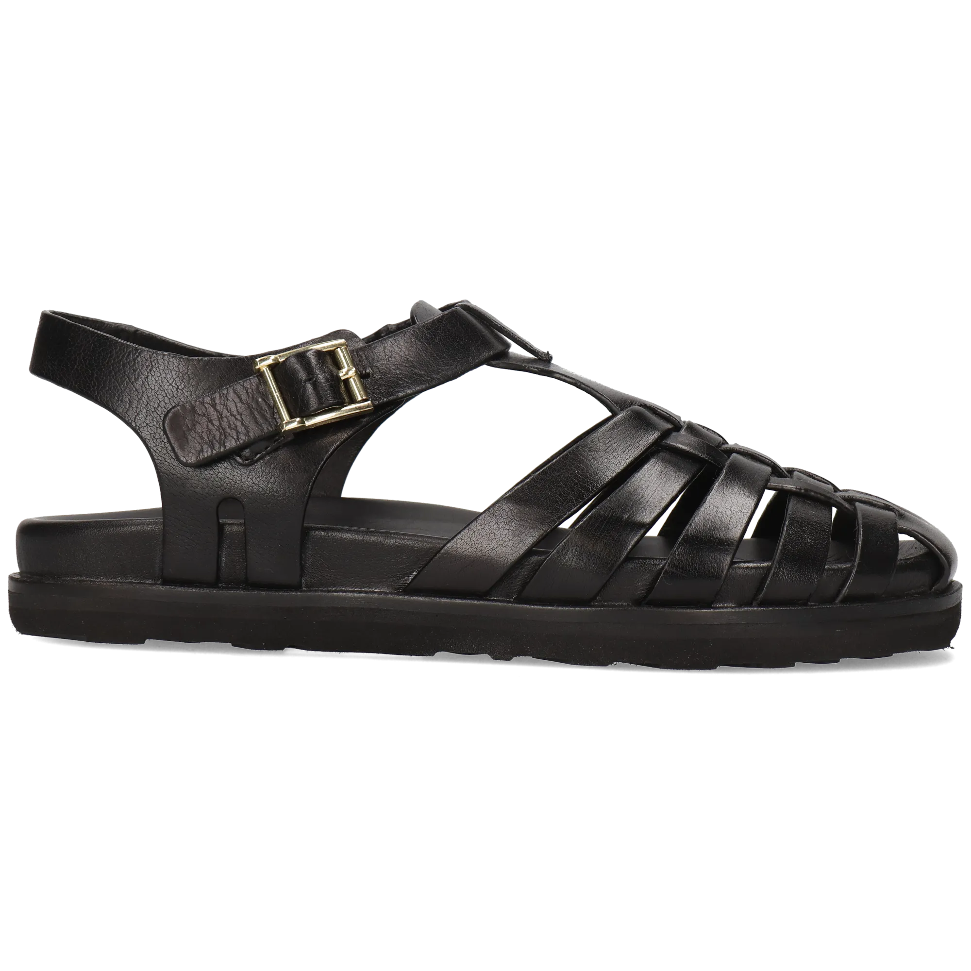 Sandales à talon plat Noir SIRI 1