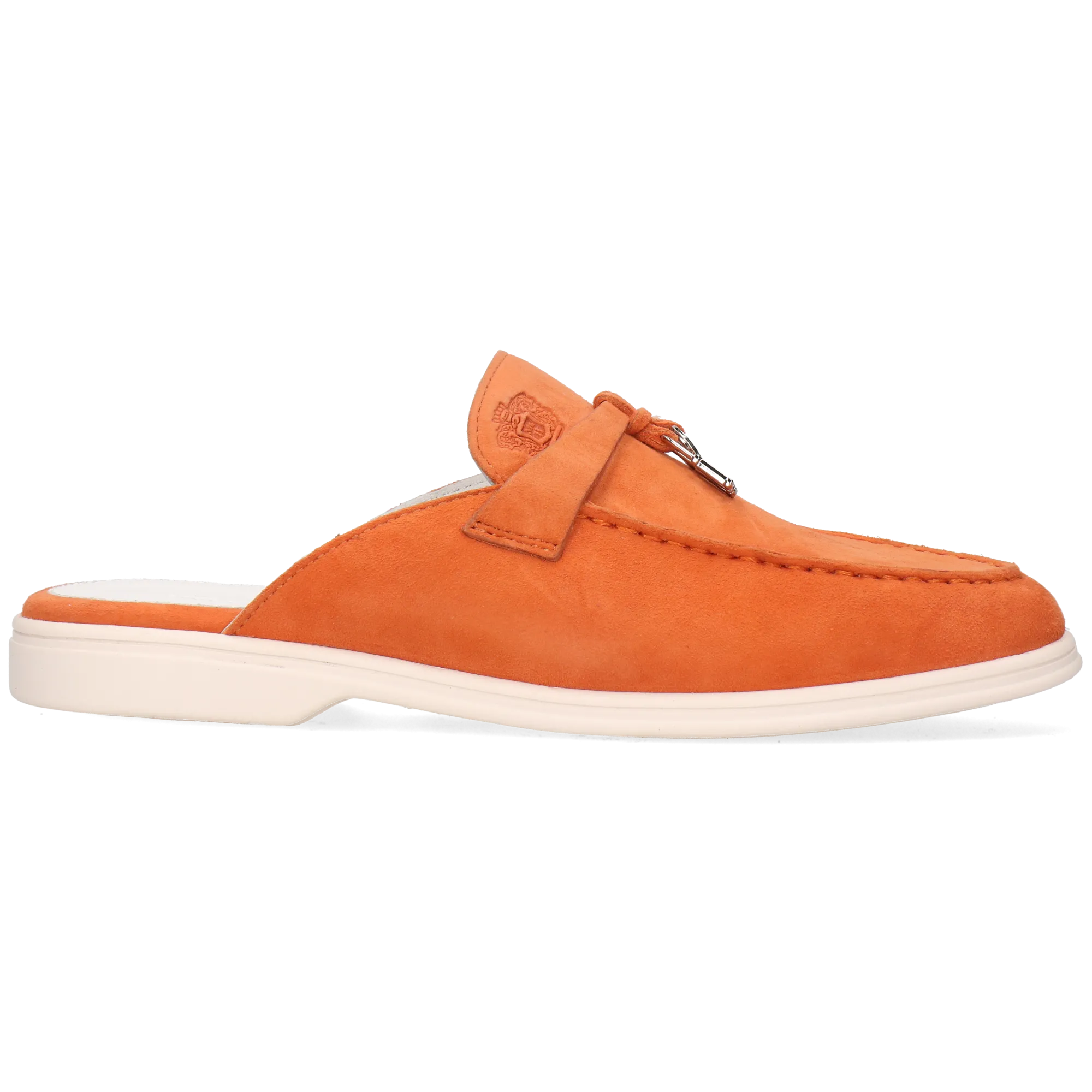 Mules à talon plat Orange ADLEY 15