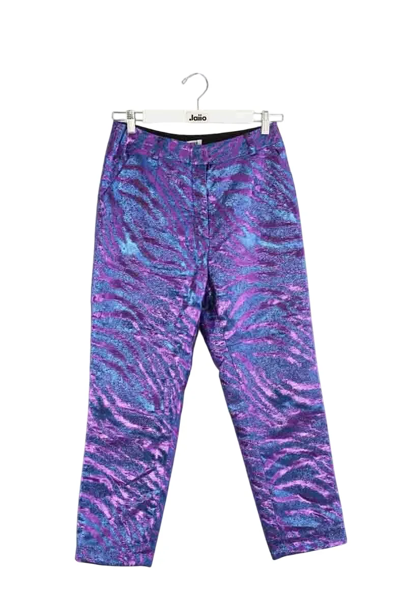 Pantalon carot Violet