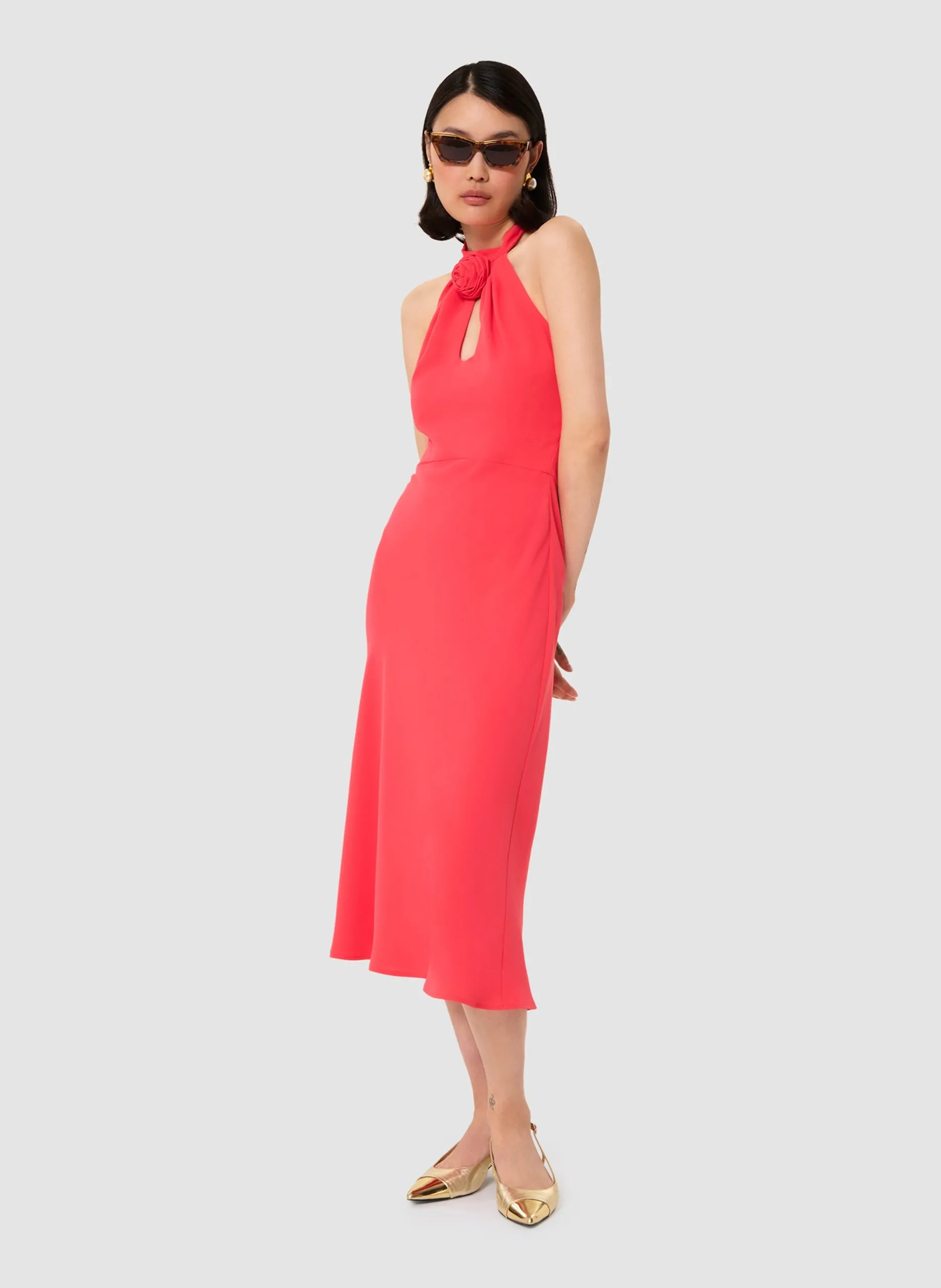 Robe longue Rouge ROSANNE