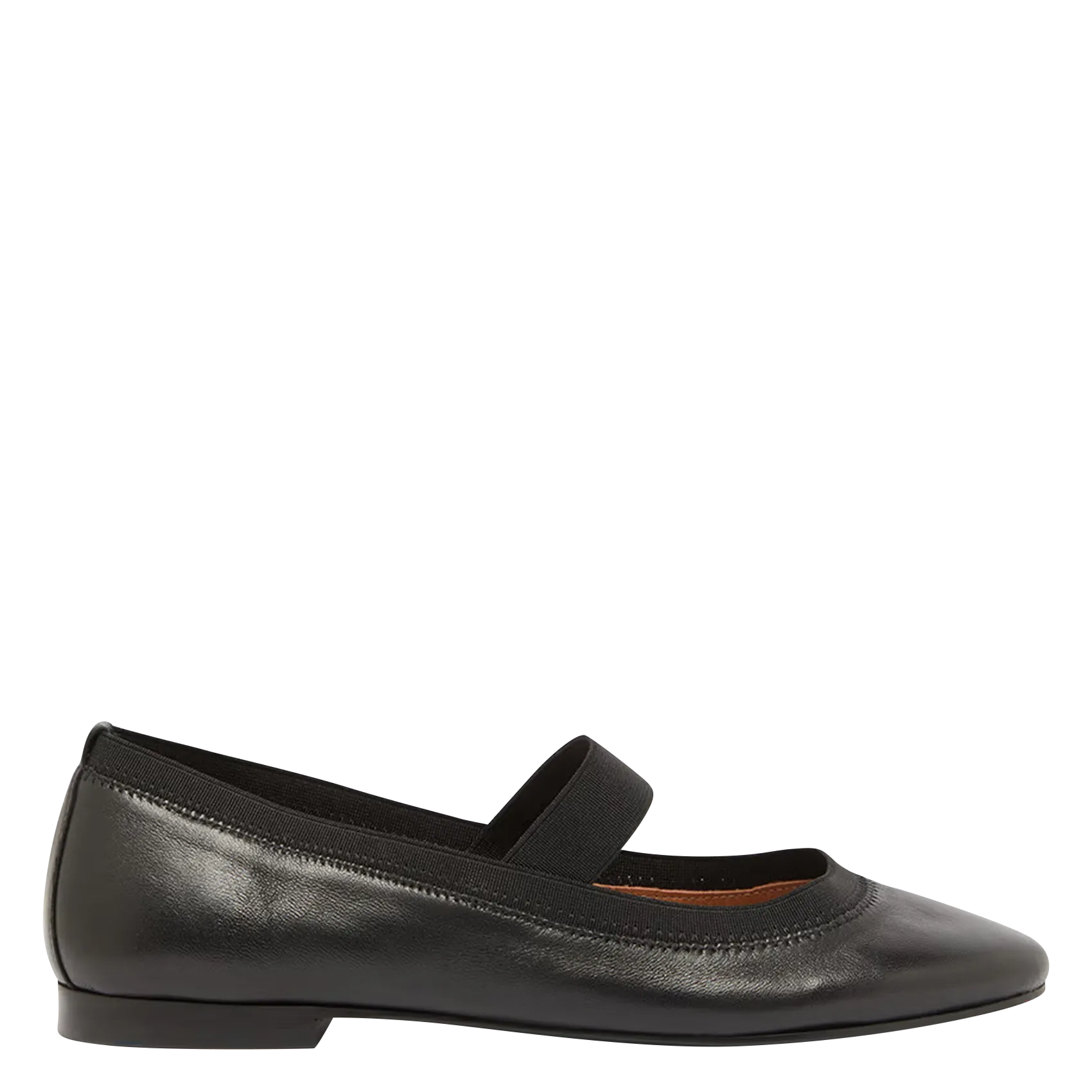 Ballerines en cuir Noir DABUS