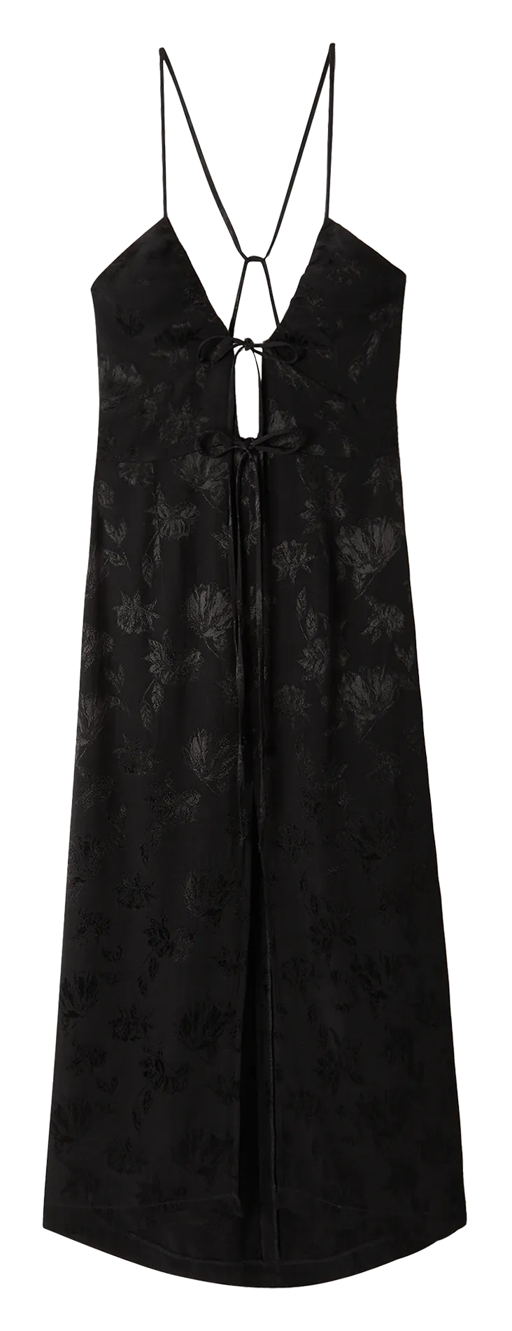 Robe décolletée Noir ANITA