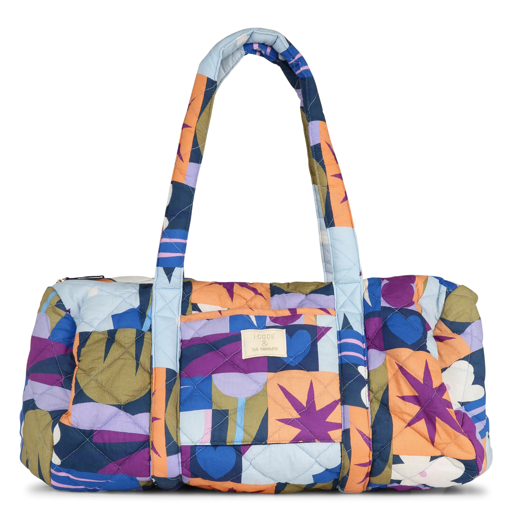 Sac week-end en coton I.Code x The Feebles Multicolore