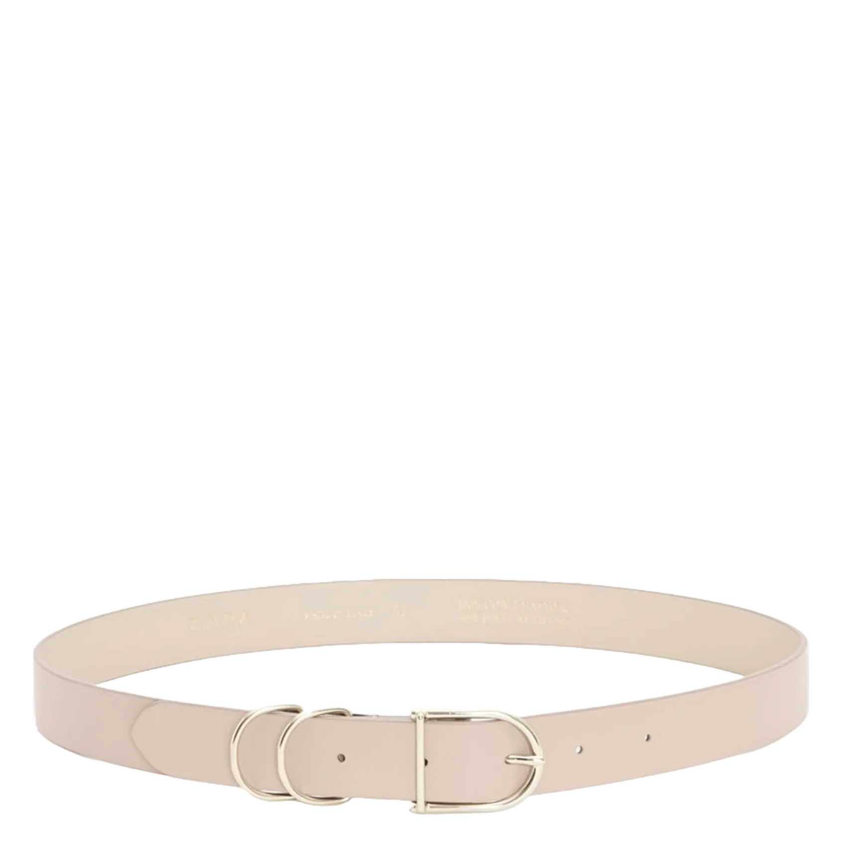 Ceinture en cuir Beige CLELIA