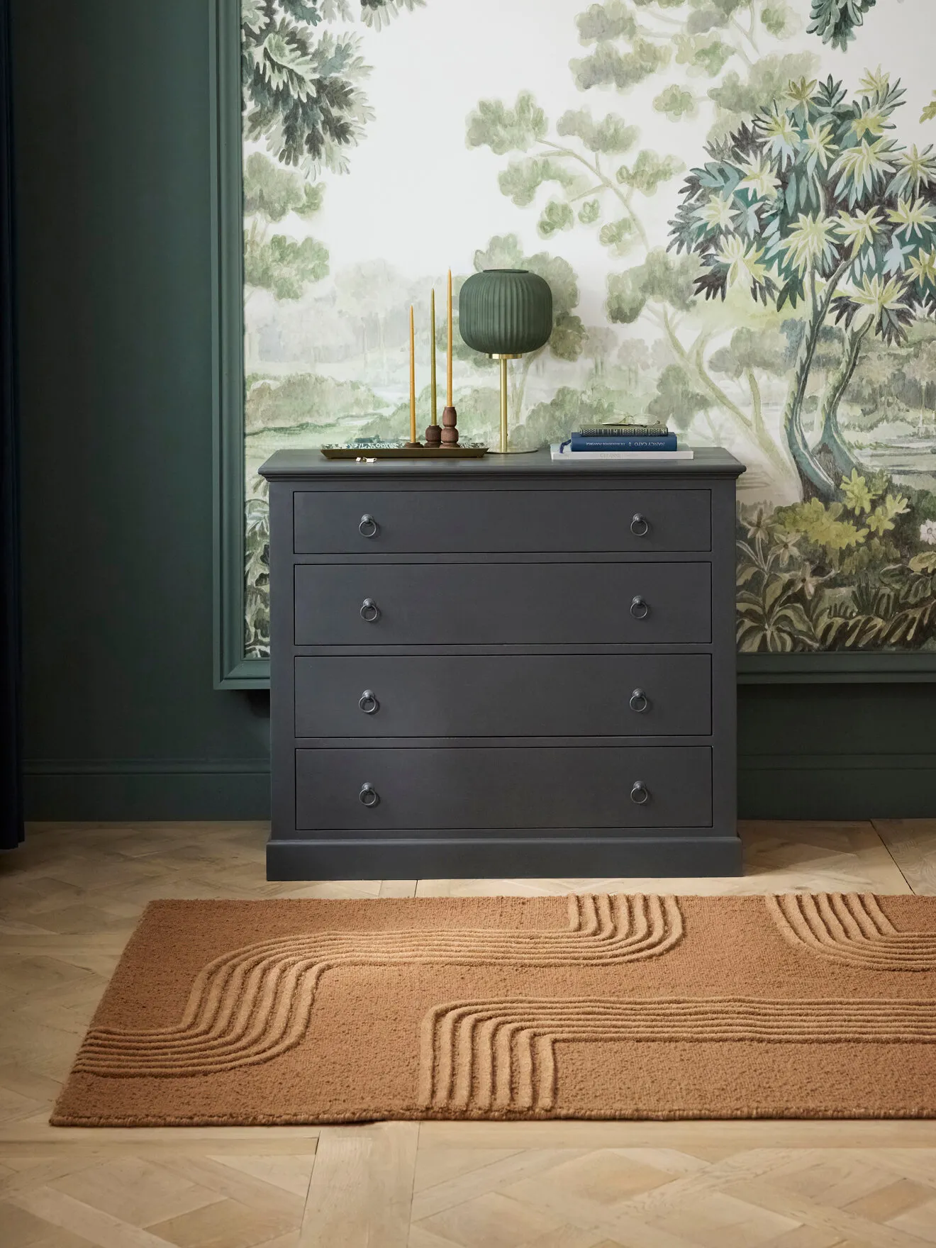 Tapis pure laine anatole - petit modèle Marron