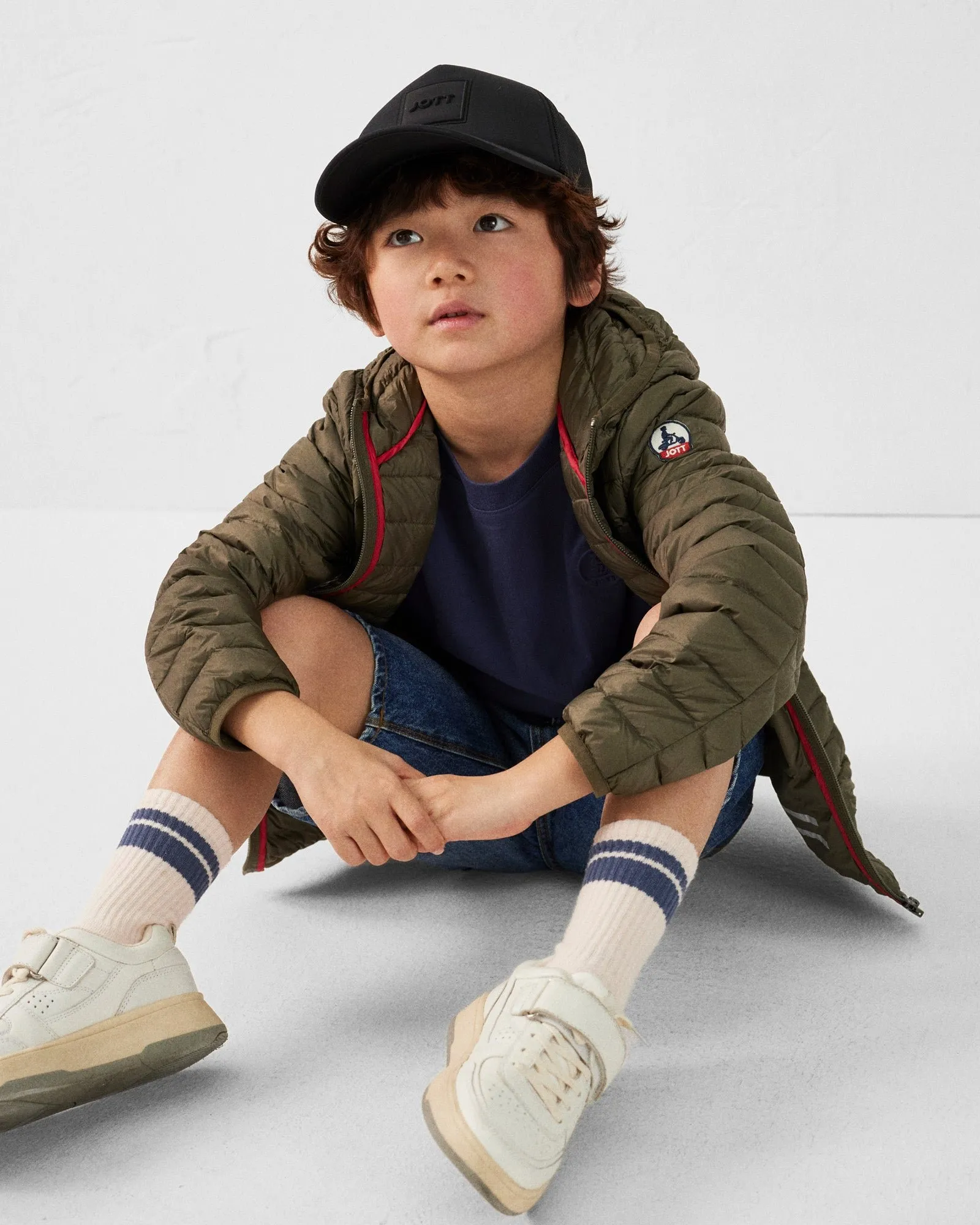 Doudoune légère à capuche enfant hugo Vert