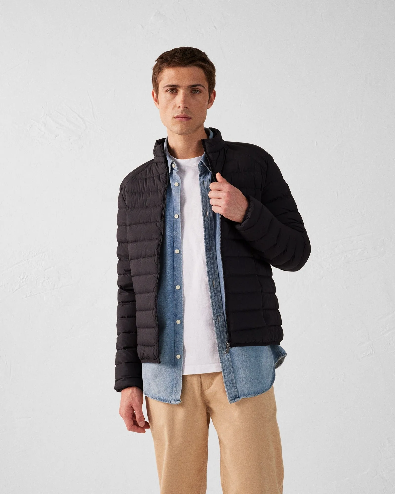 Doudoune légère stretch aragon Noir