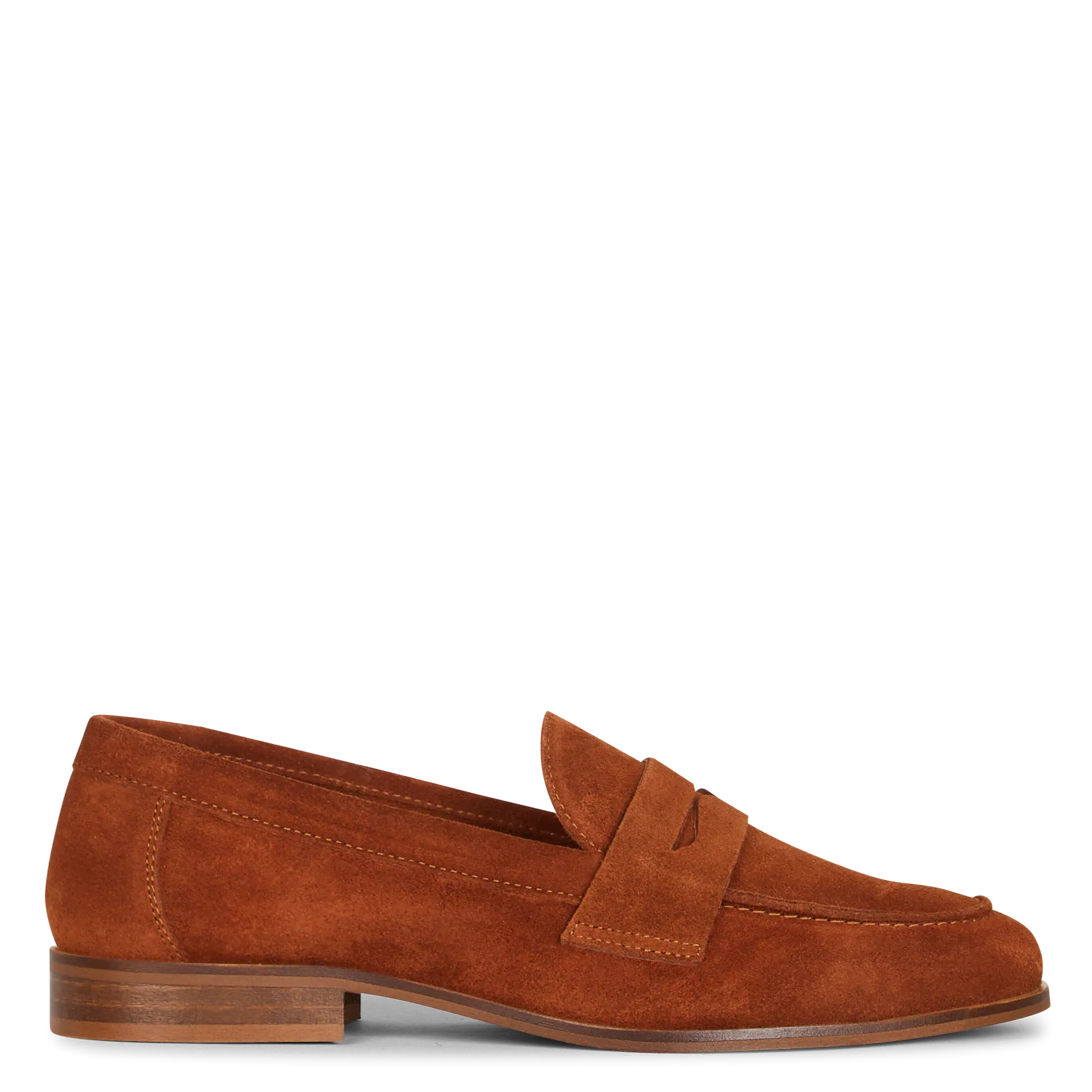 Mocassins en cuir velours Marron ELOI