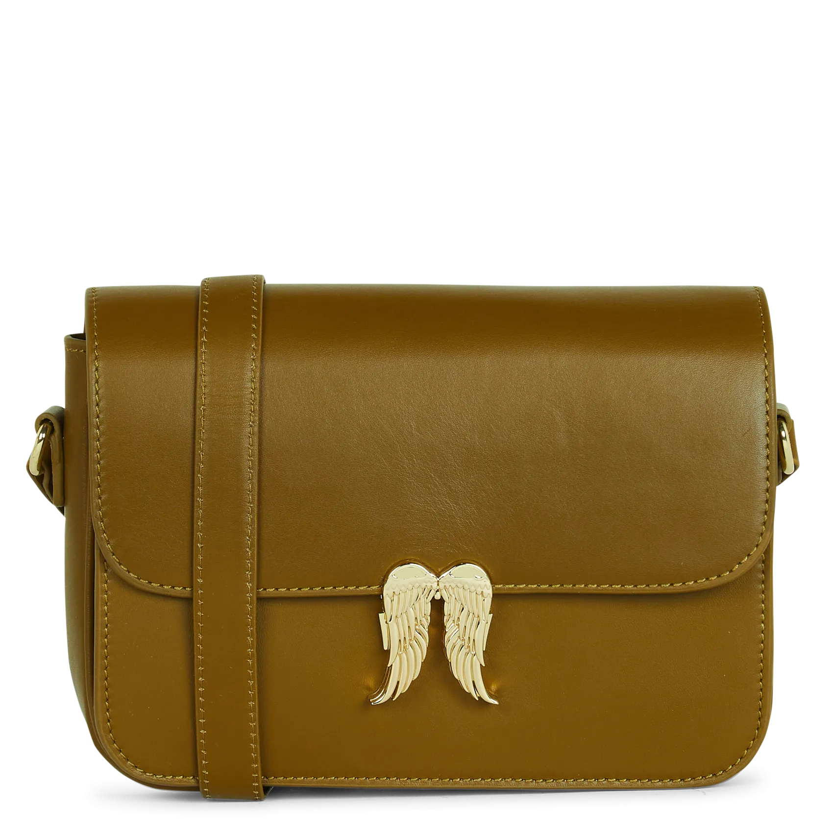 Sac bandoulière en cuir Vert WINGS