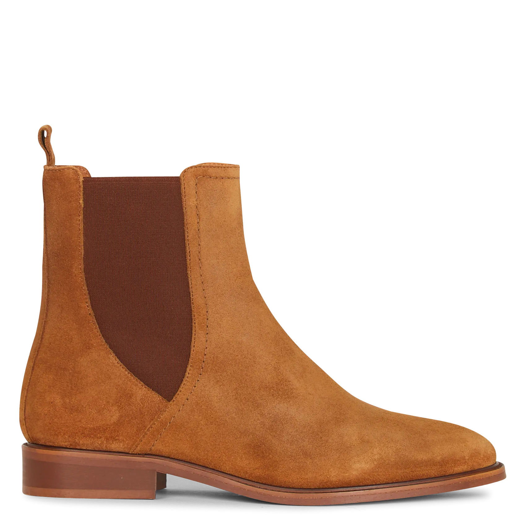 Boots en cuir velours Marron ARTEMIS
