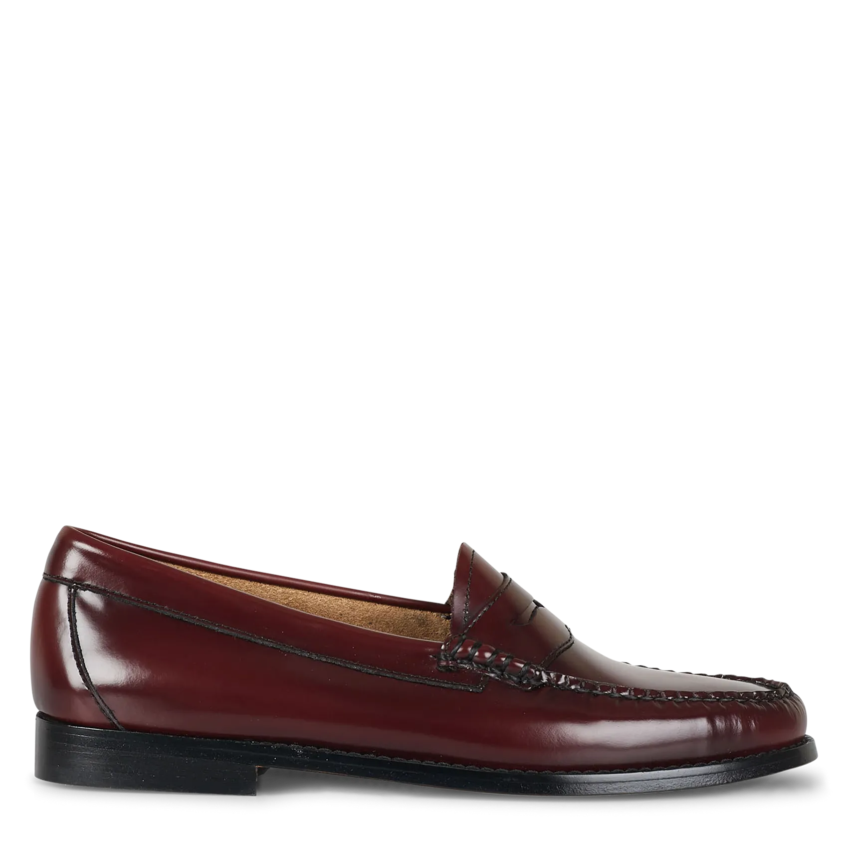 Mocassins en cuir Rouge