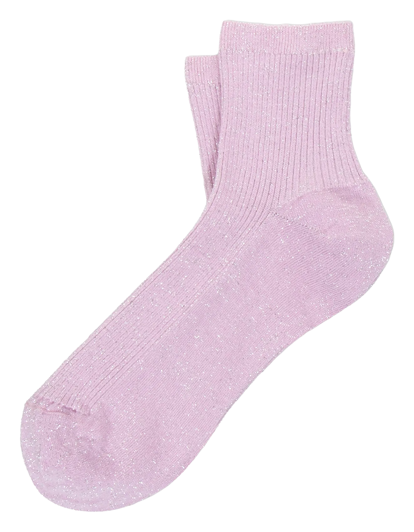 Chaussettes mi-hautes pailletées Rose FLORES