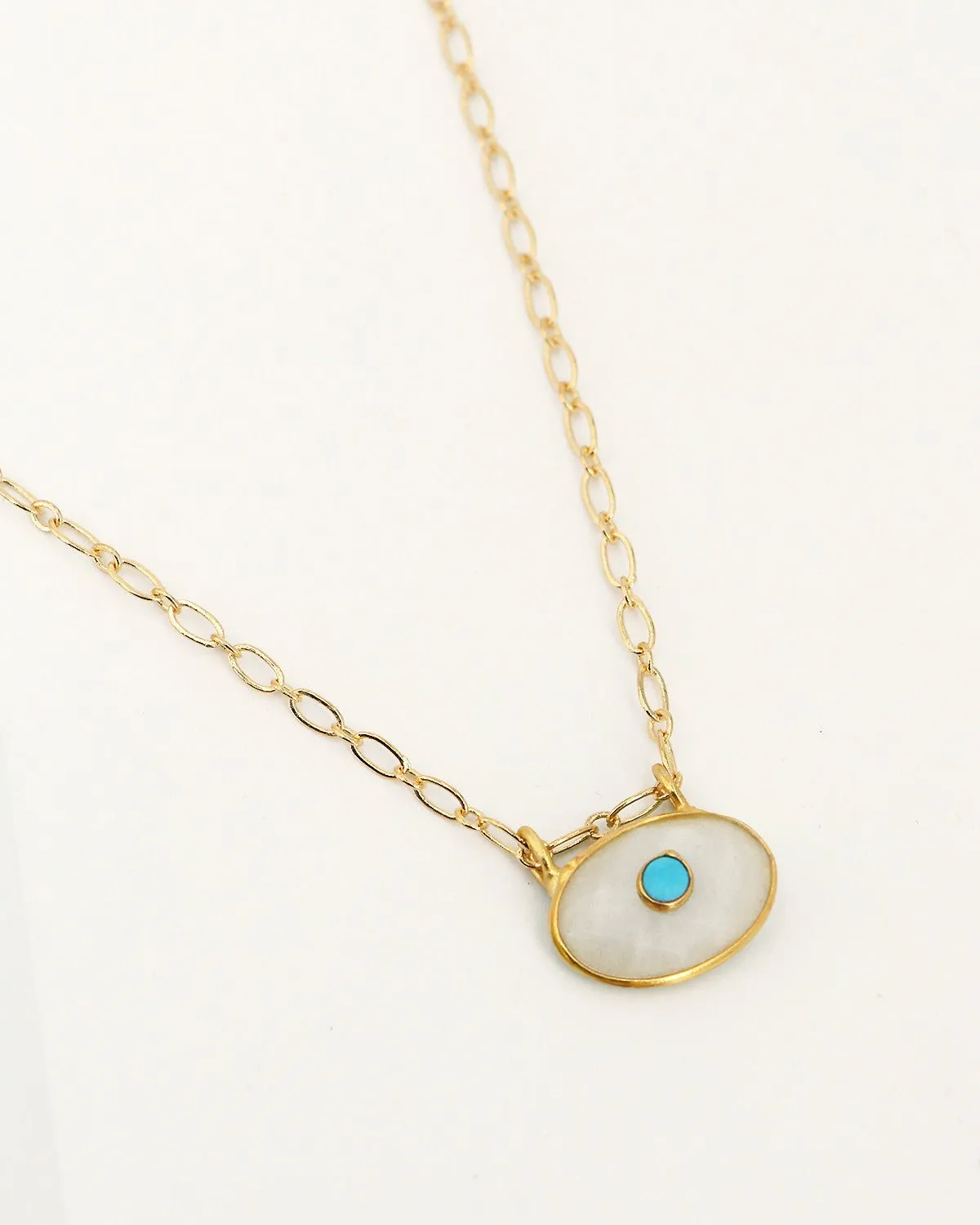 Collier Blanc MINI DEVA