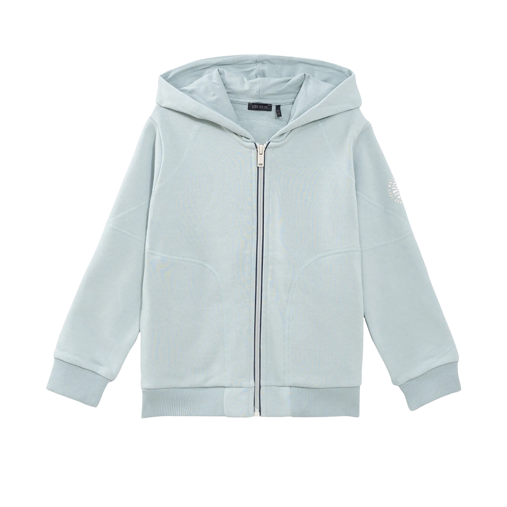 Cardigan zippé à capuche Vert