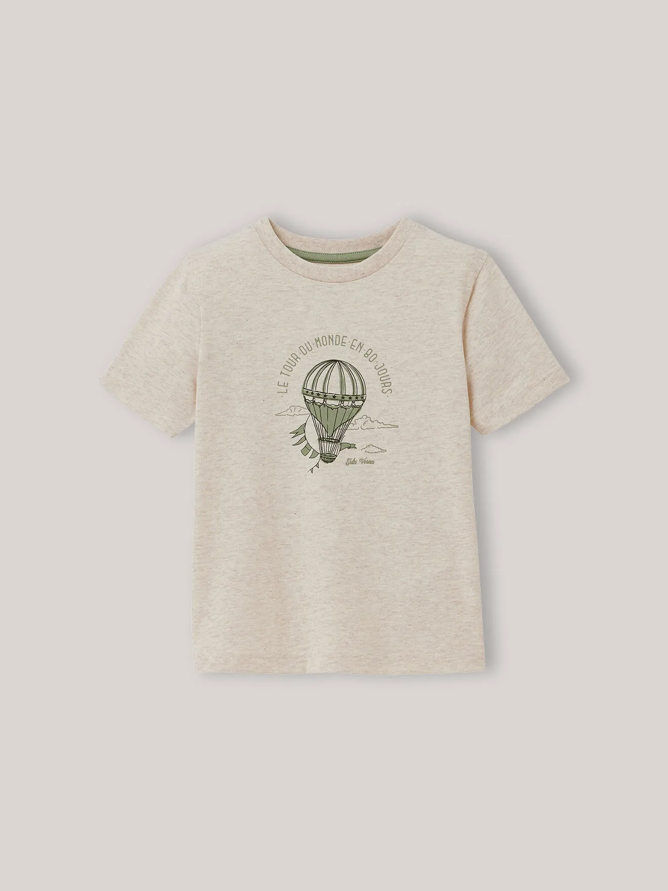 T-shirt jules verne Blanc