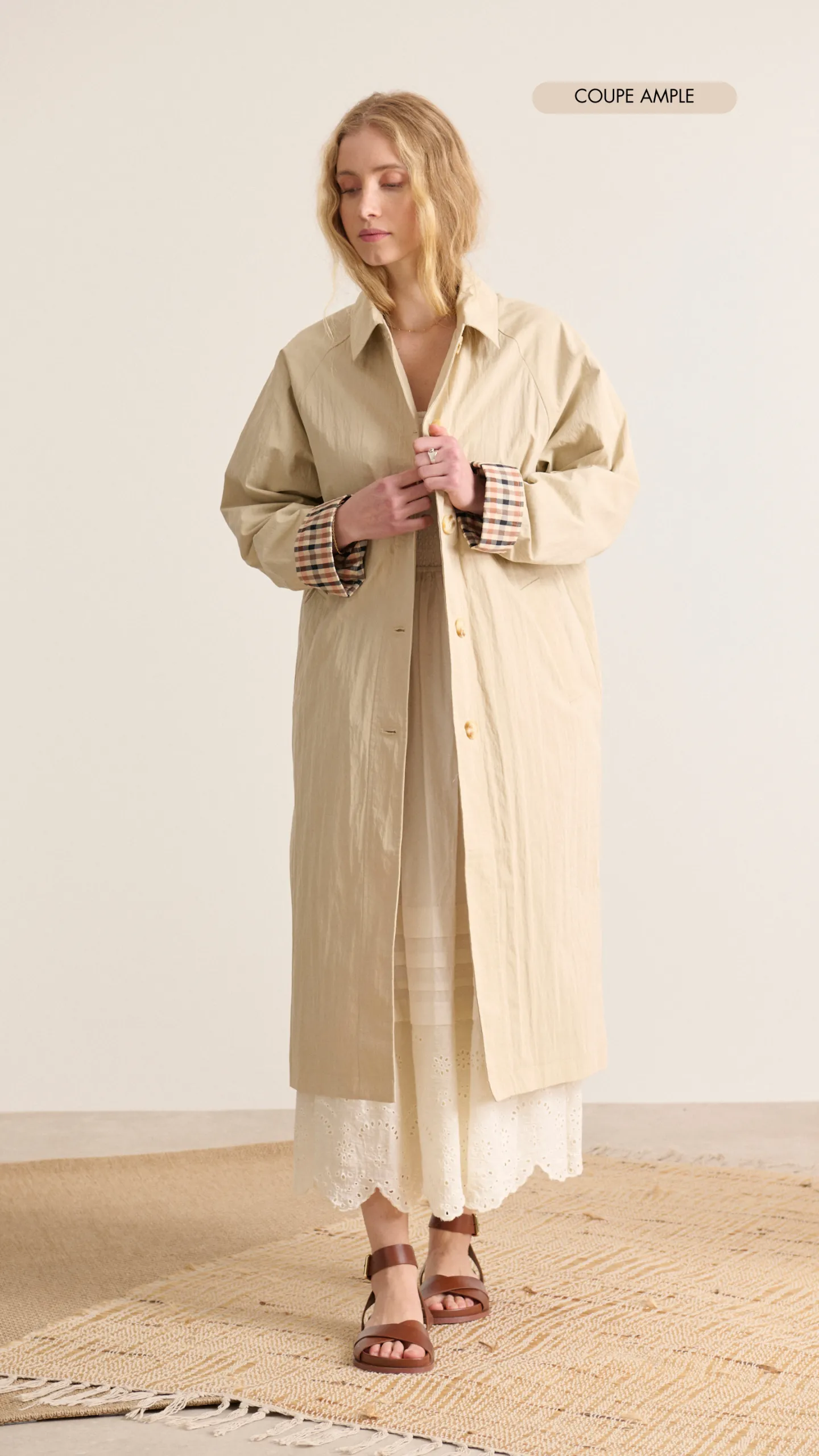 Trench-coat déperlant Beige VANCOUVER