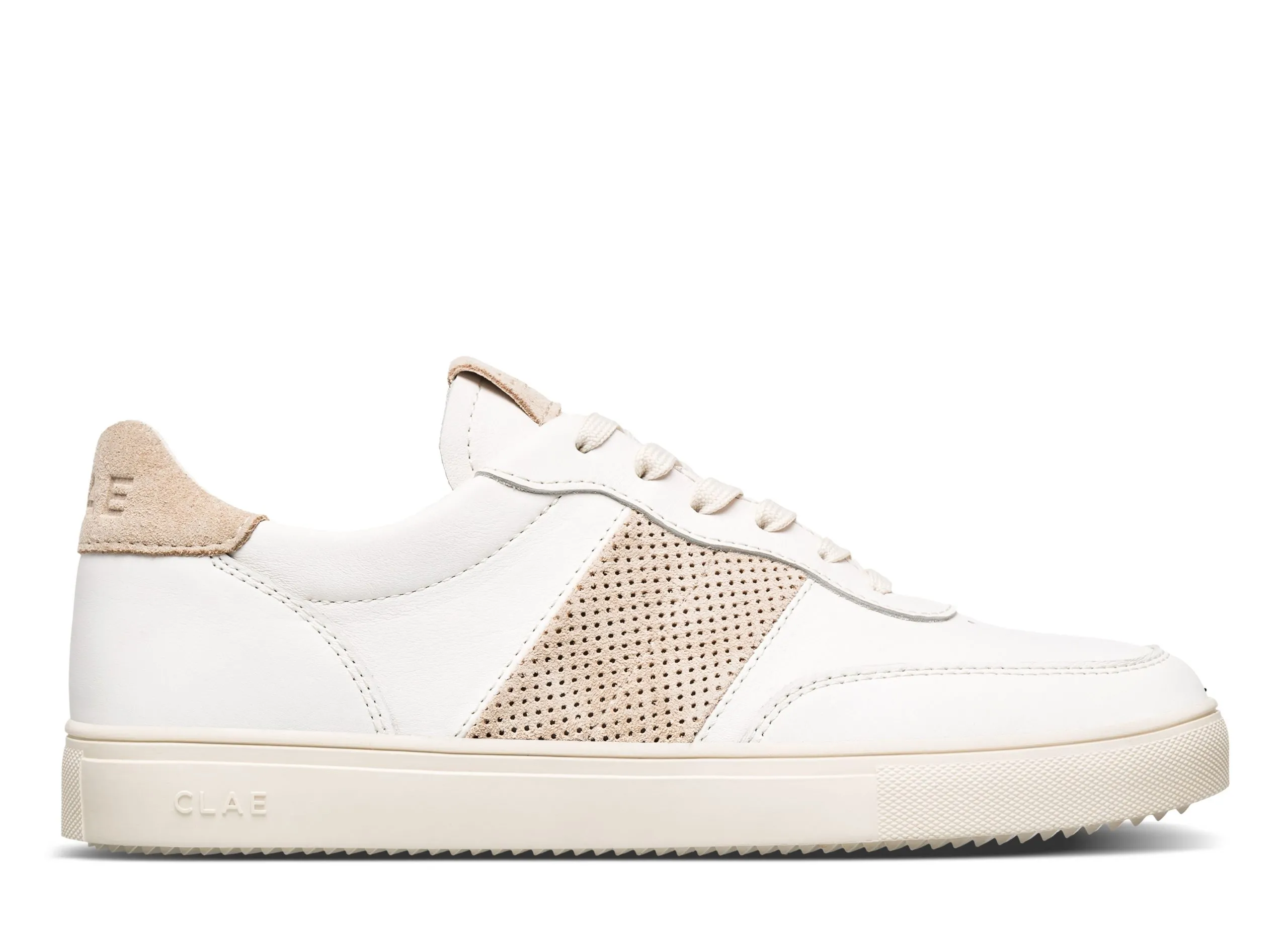 Baskets basses en cuir Blanc DAVIS