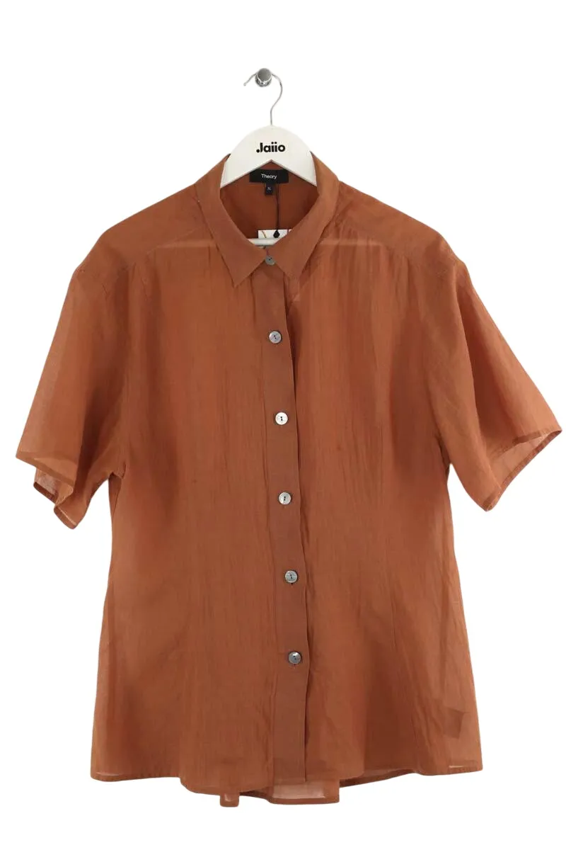Chemise en coton Marron