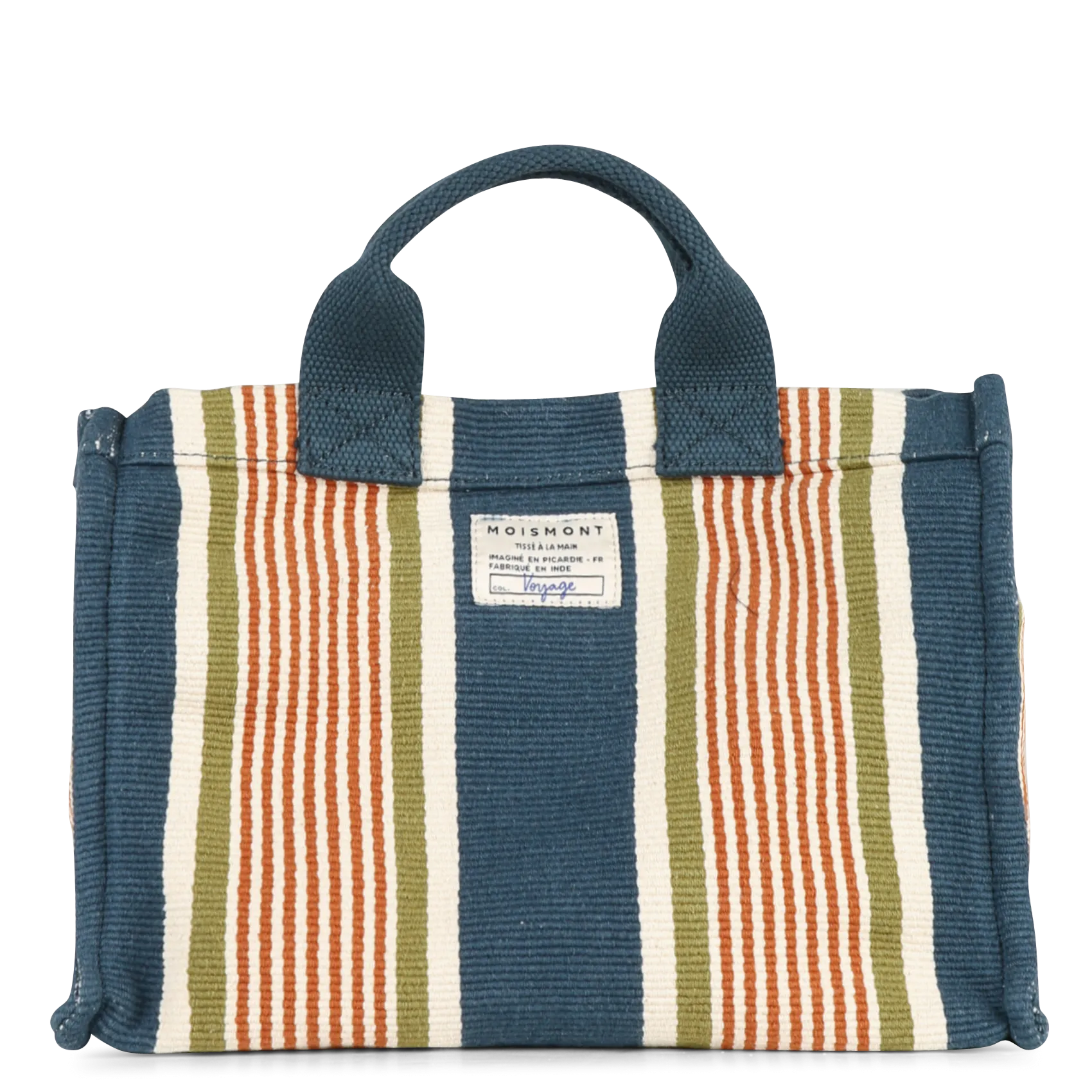 Mini cabas en coton Bleu N°45