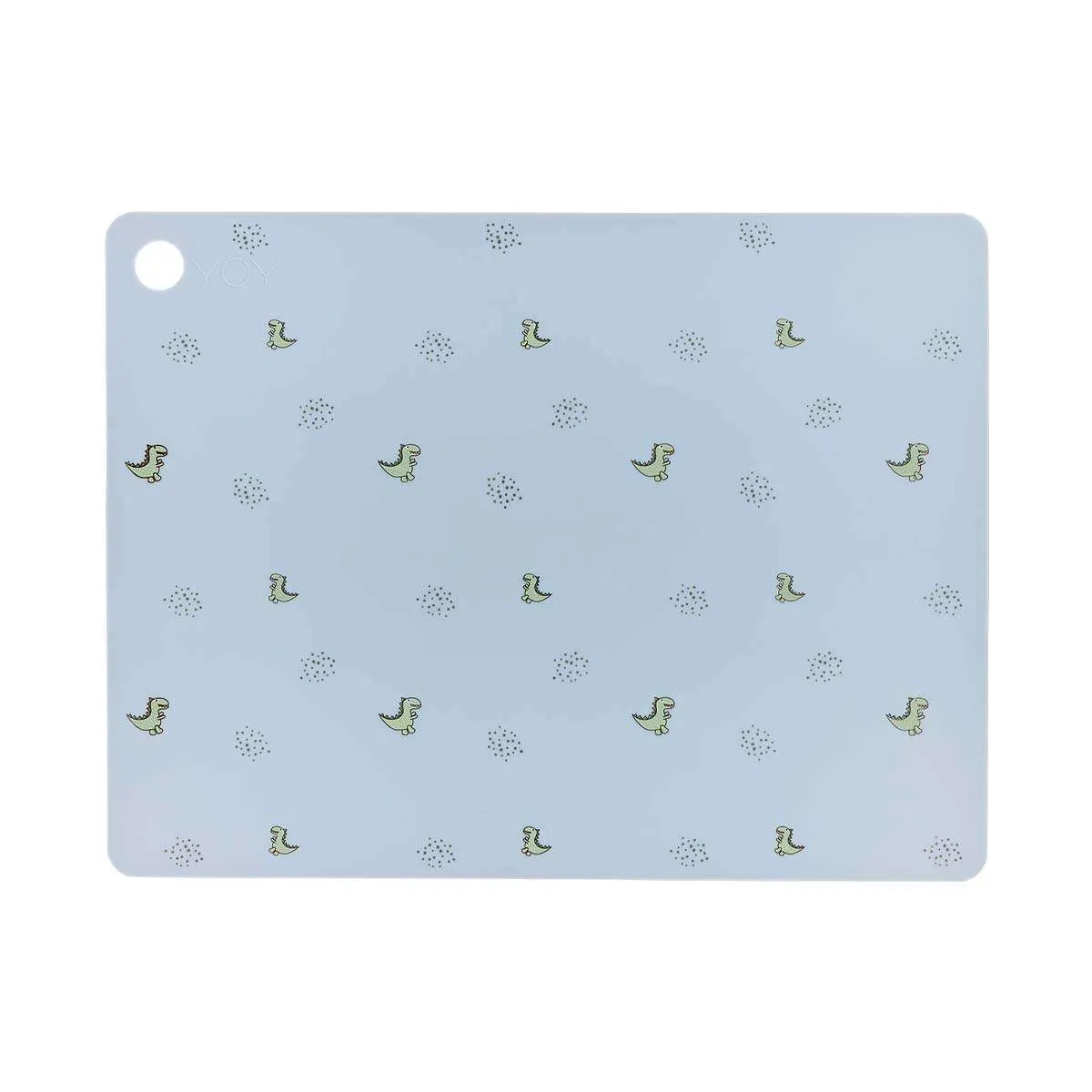 Set de table en sillicone Bleu