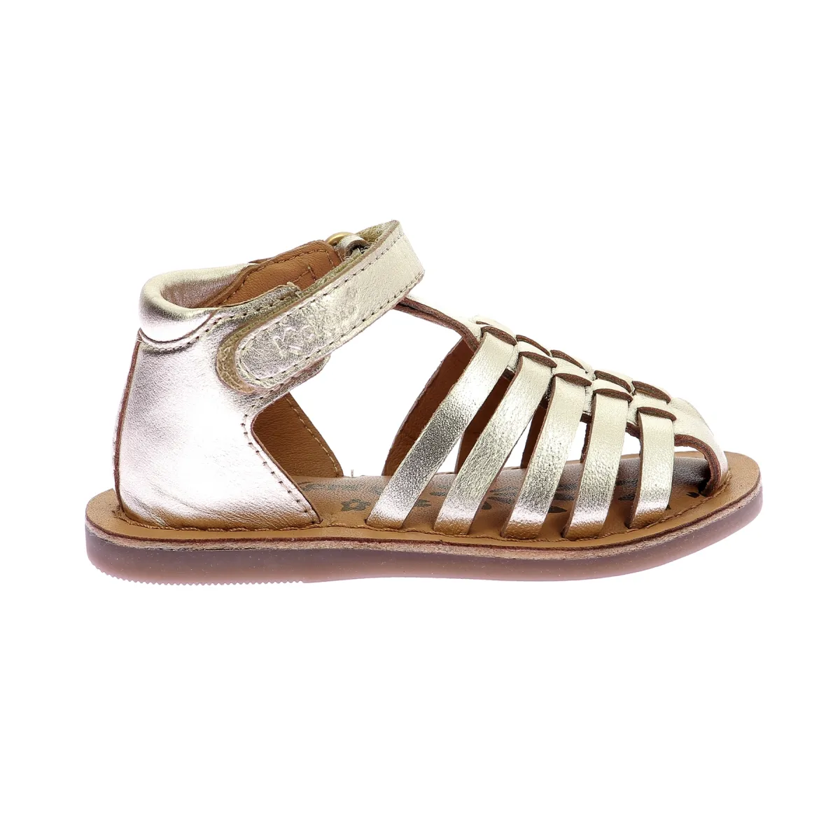 Sandales cuir Doré KICK DILOLA