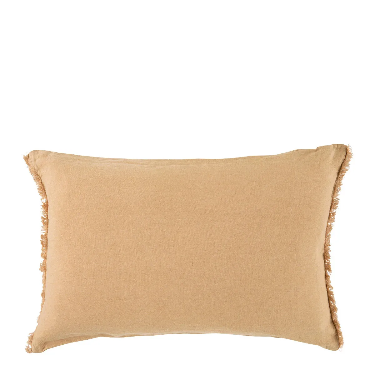 Housse de coussin chloé en lin lavé Orange