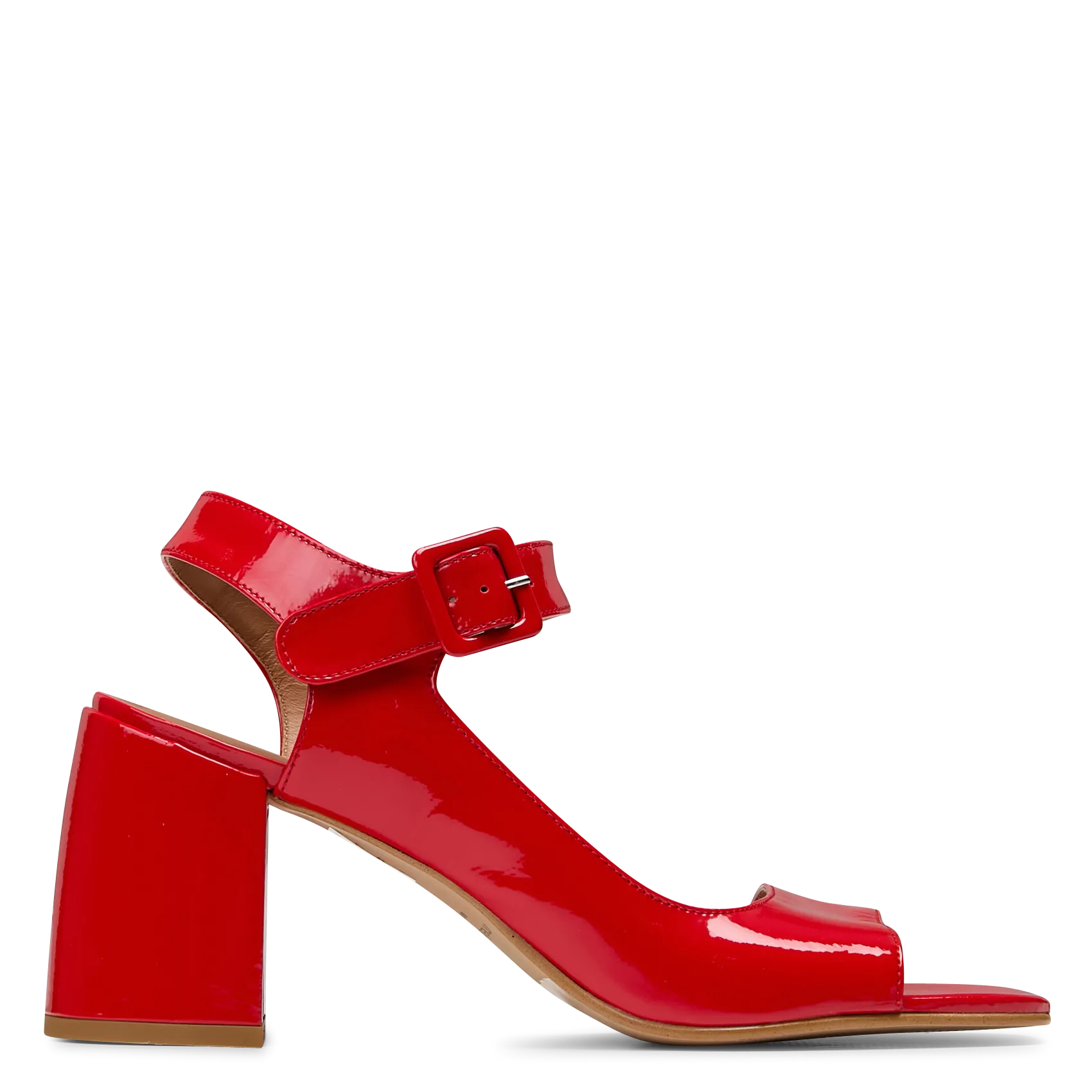 Sandales en cuir Rouge LEONDRE