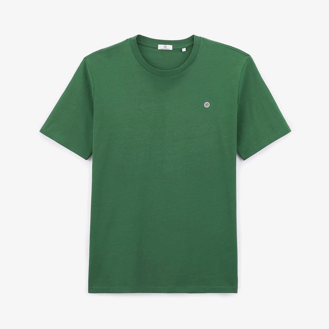 T-shirt junior manches courtes en coton Vert THEO