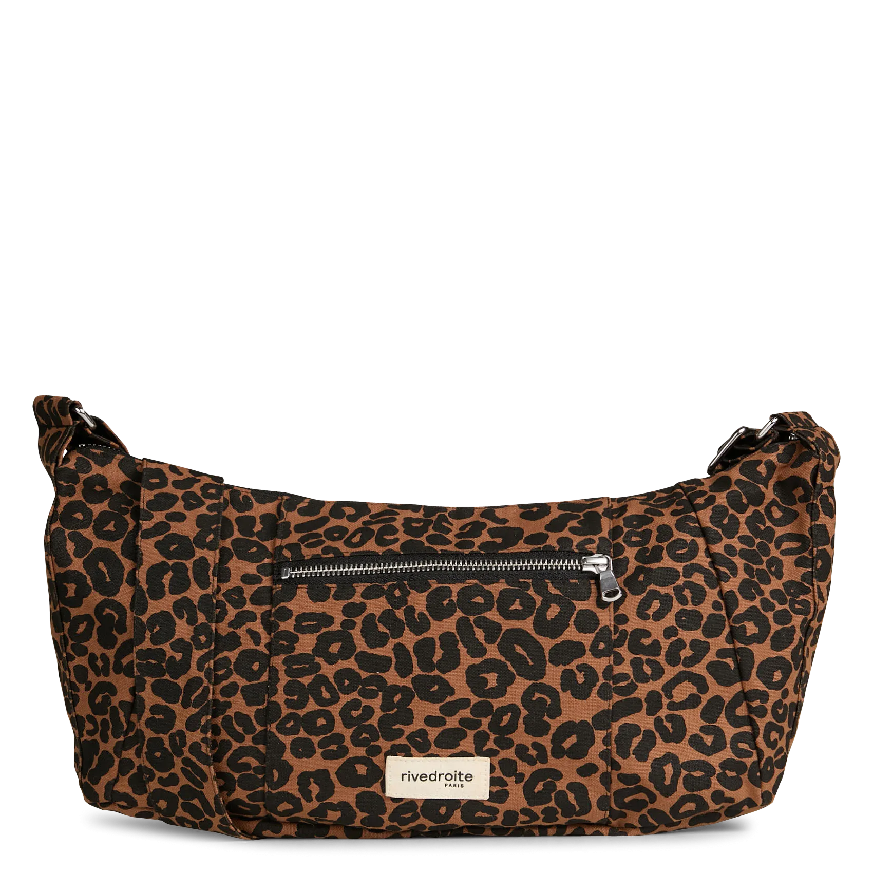 Sac porté épaule en coton Marron MINI CHARLOT