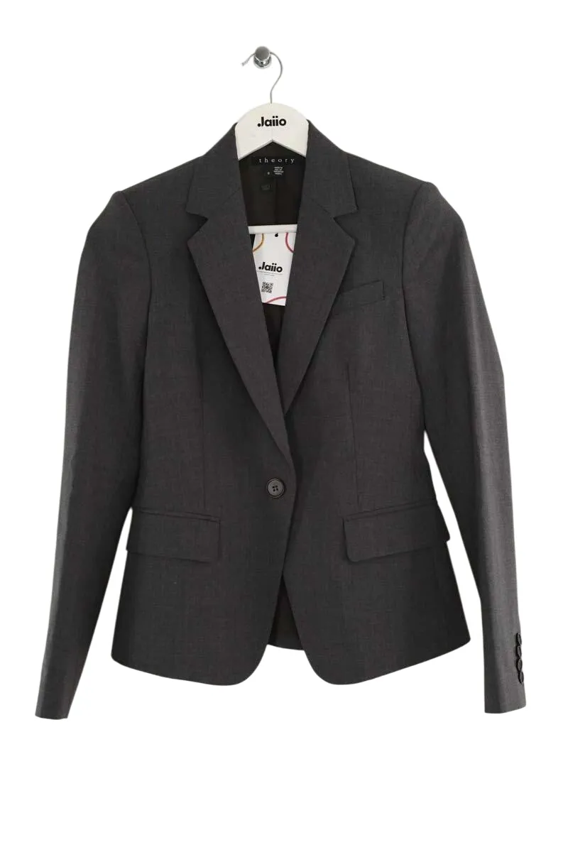 Blazer en laine Gris