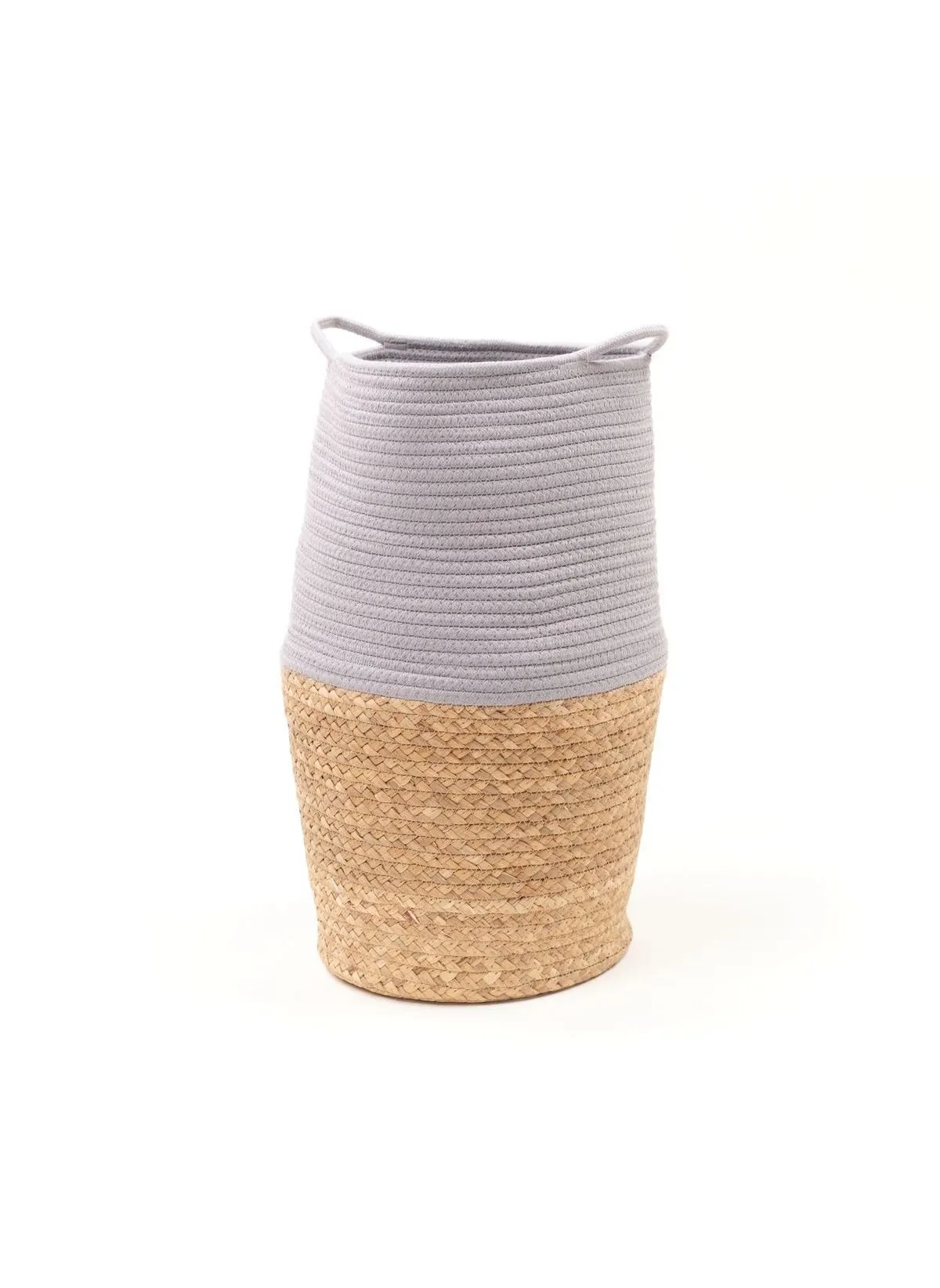 Panier long en coton Gris LA FACTORY