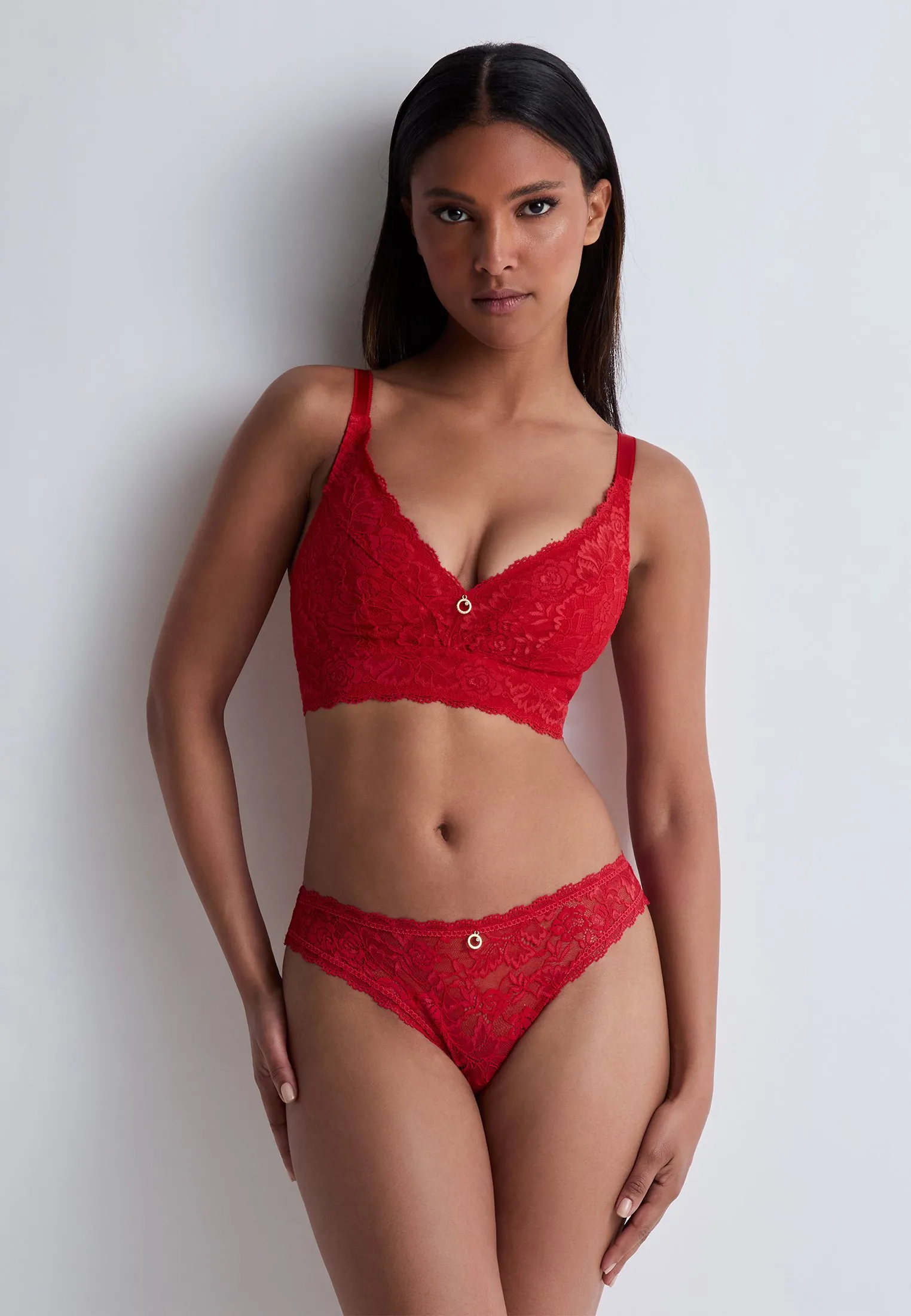 Soutien-gorge brassière confort Rouge ROSESSENCE