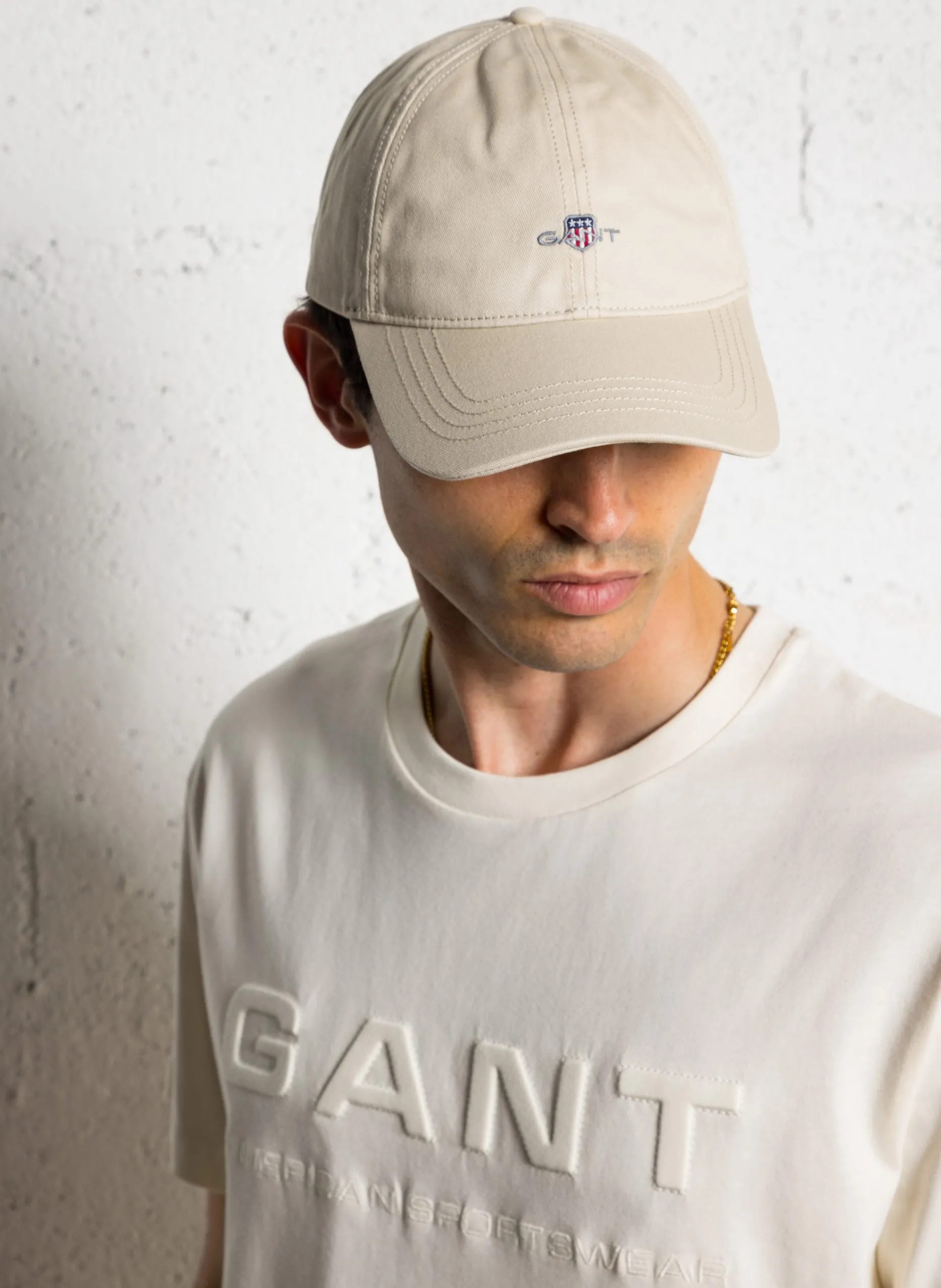 Casquette en coton bio Beige