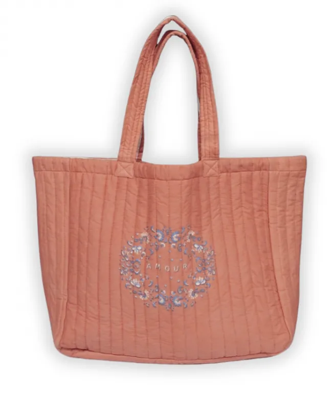 Sac cabas Orange AMOUR CORAIL