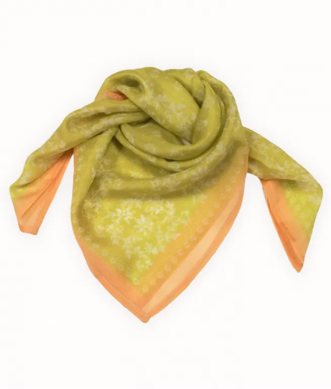 Foulard adulte Vert KARMA CURRY