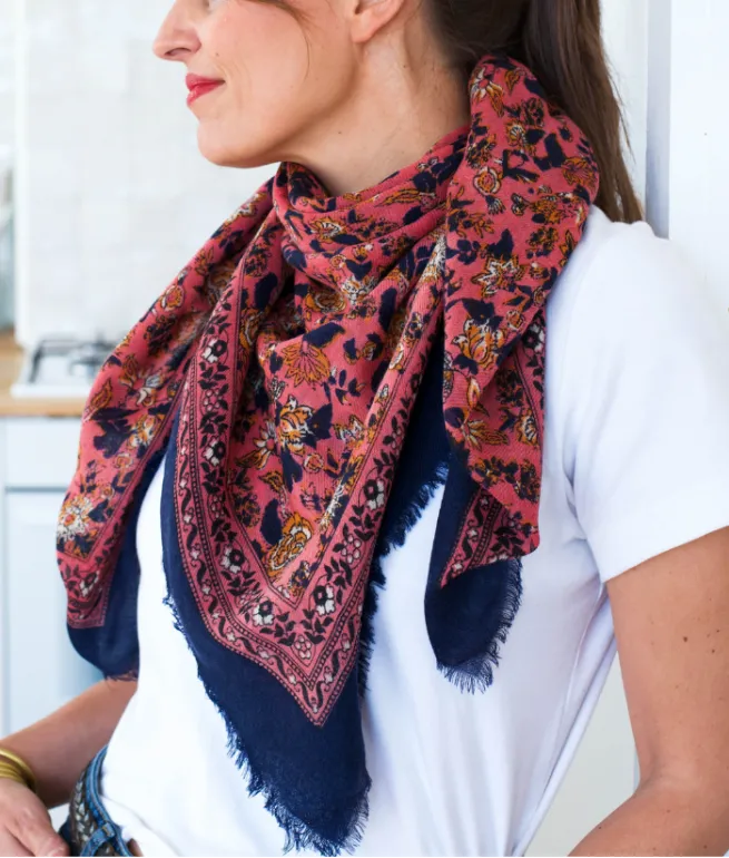 Foulard adulte Rose OUNA PINK