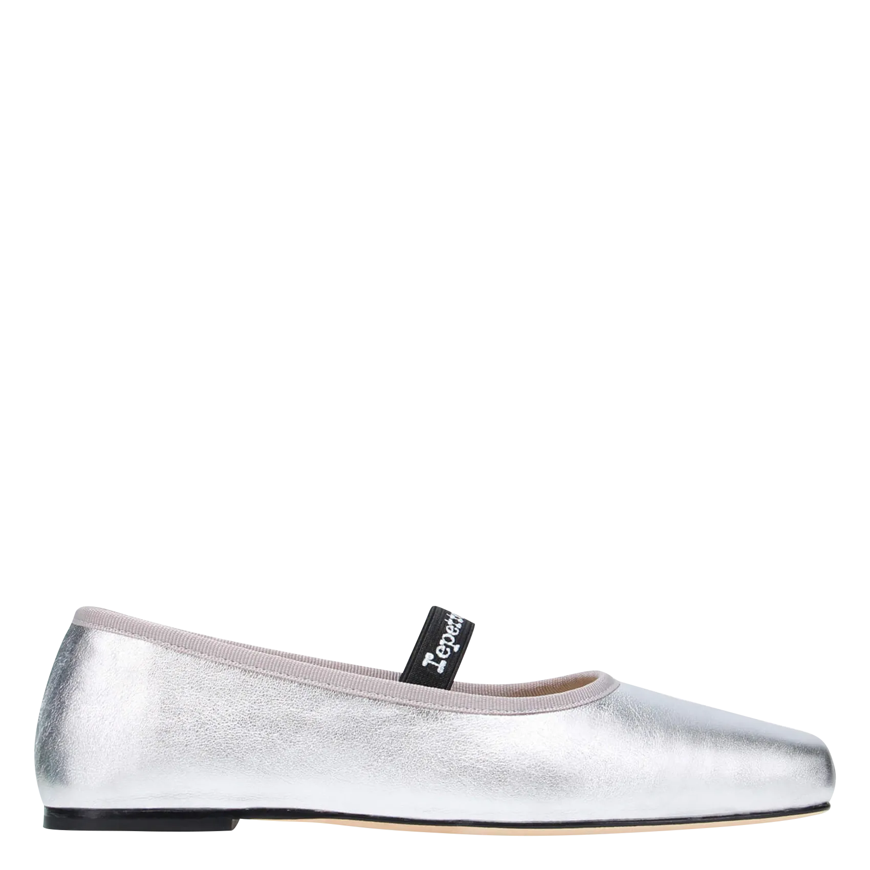 Ballerines en cuir Argent LISBETH
