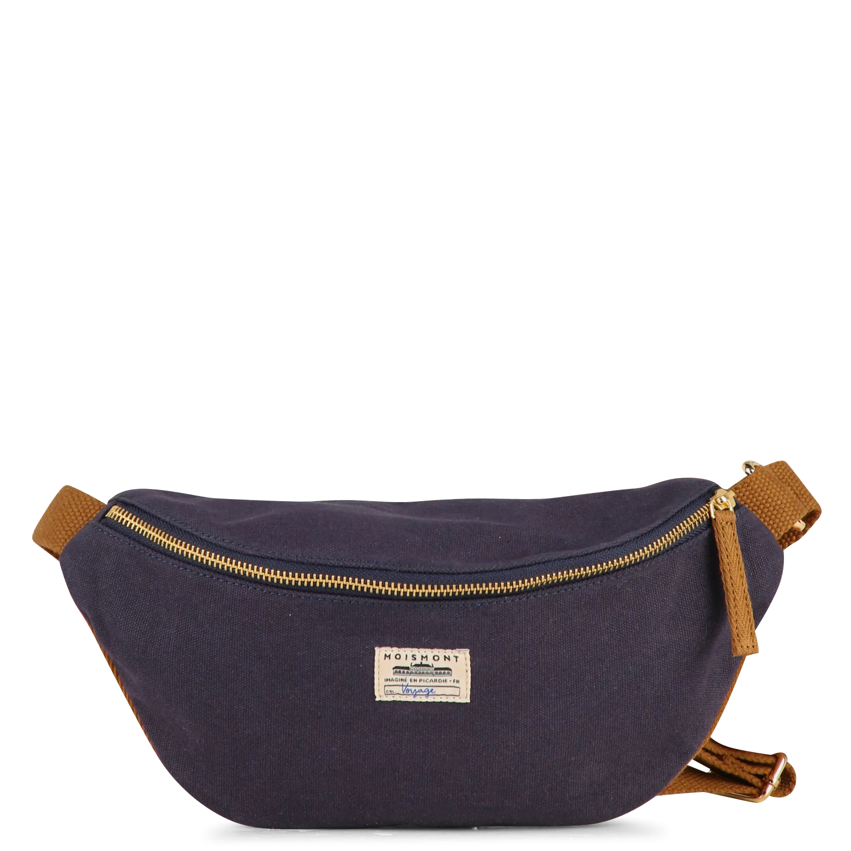 Sac banane en coton Bleu N°44